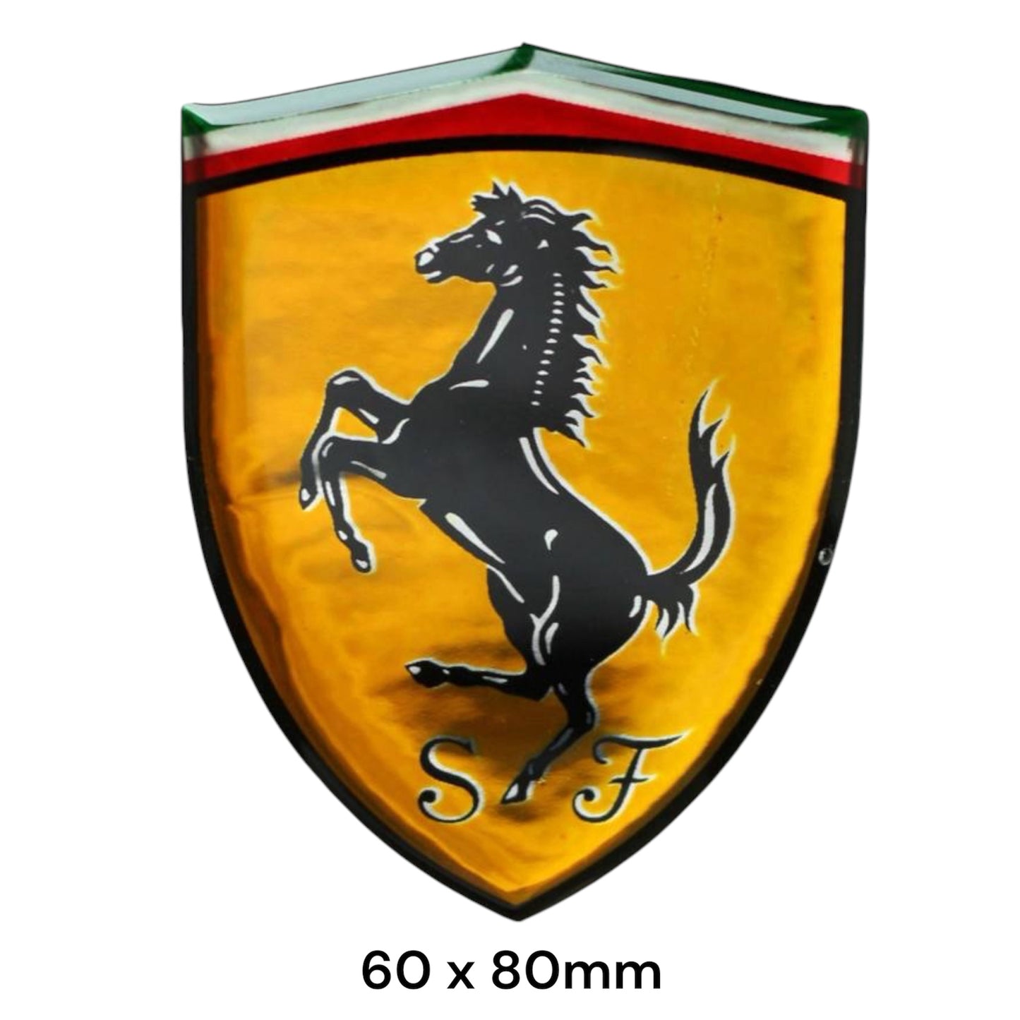 Ferrari 3D Sticker | Wappen Design BIG | Premium Aufkleber