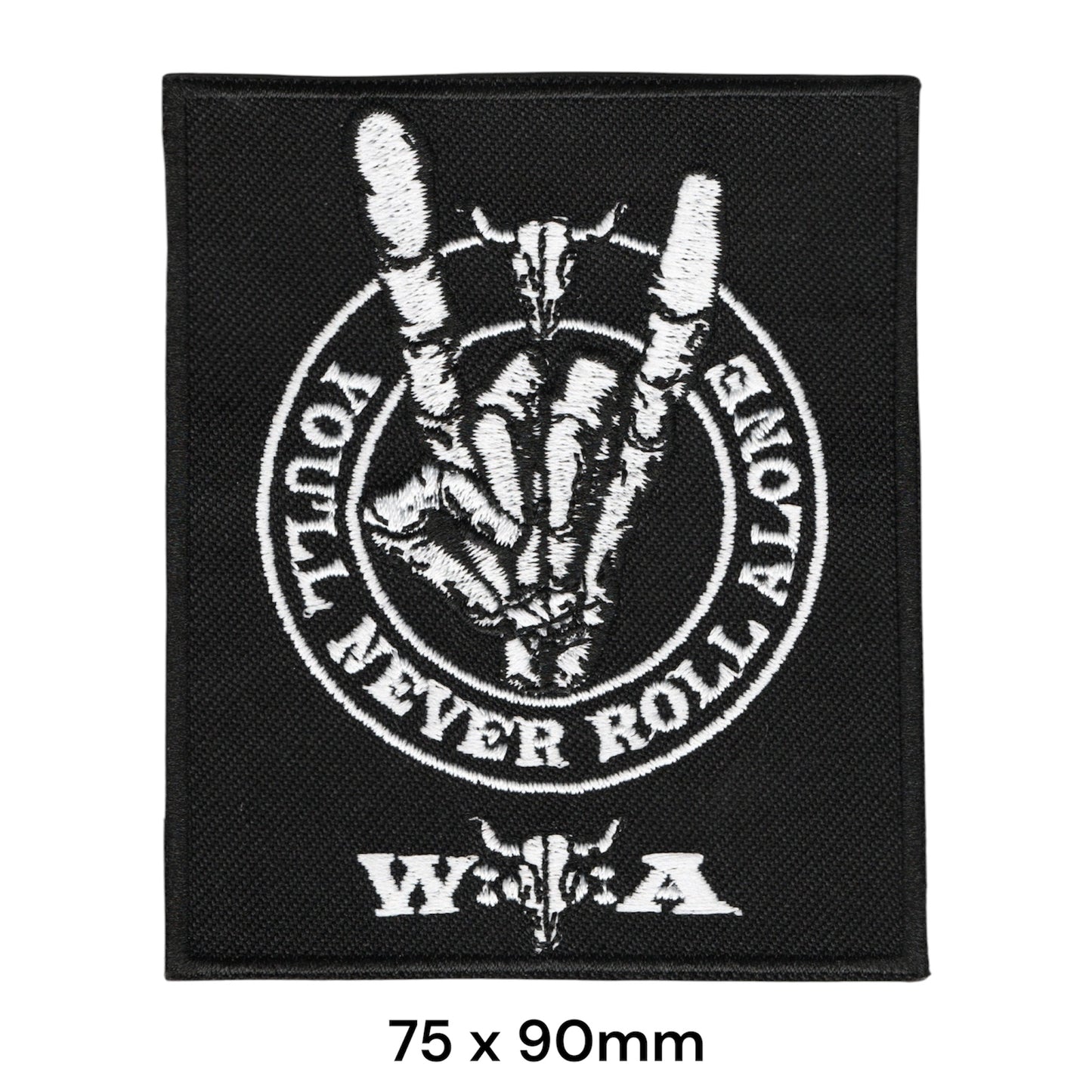 Wacken You'll Never Roll Alone Patch | Embroidered Metal Festival Iron-On