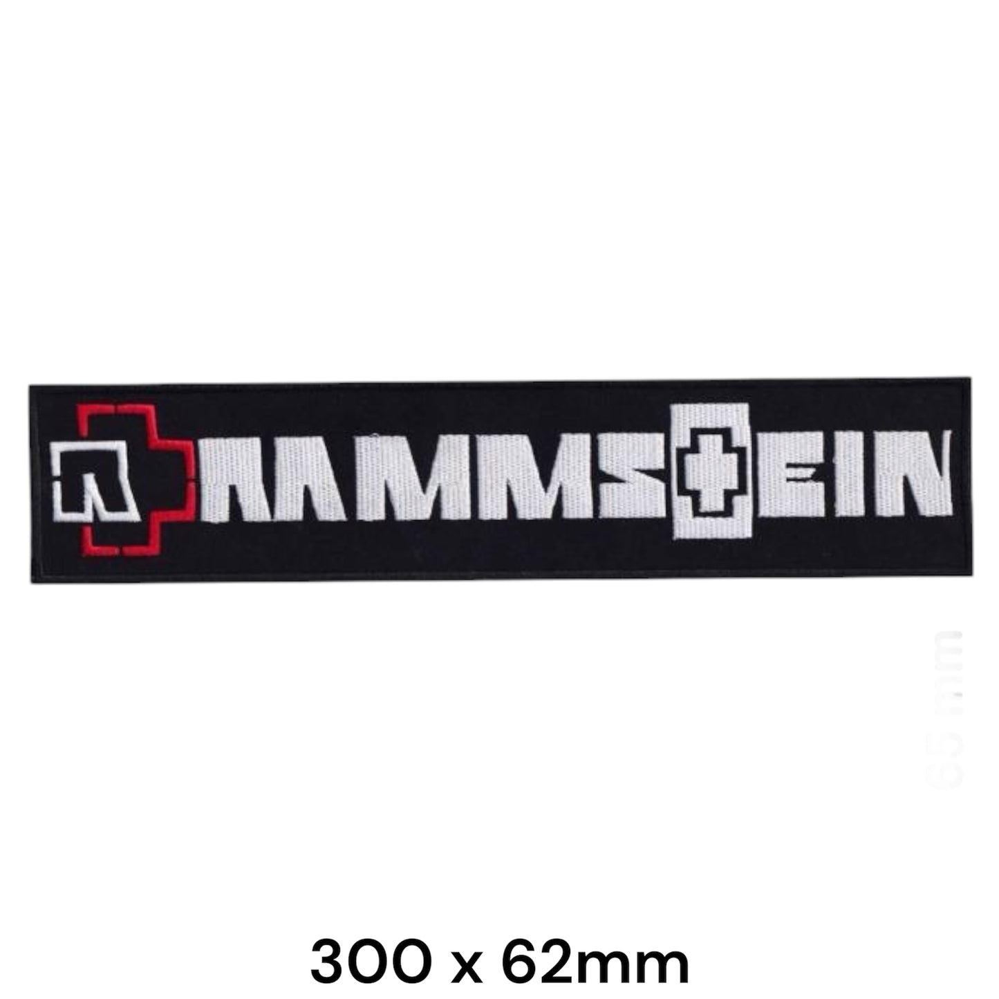 Rammstein Patch Big | 30cm | Embroidered Rock Band Iron-On Patch