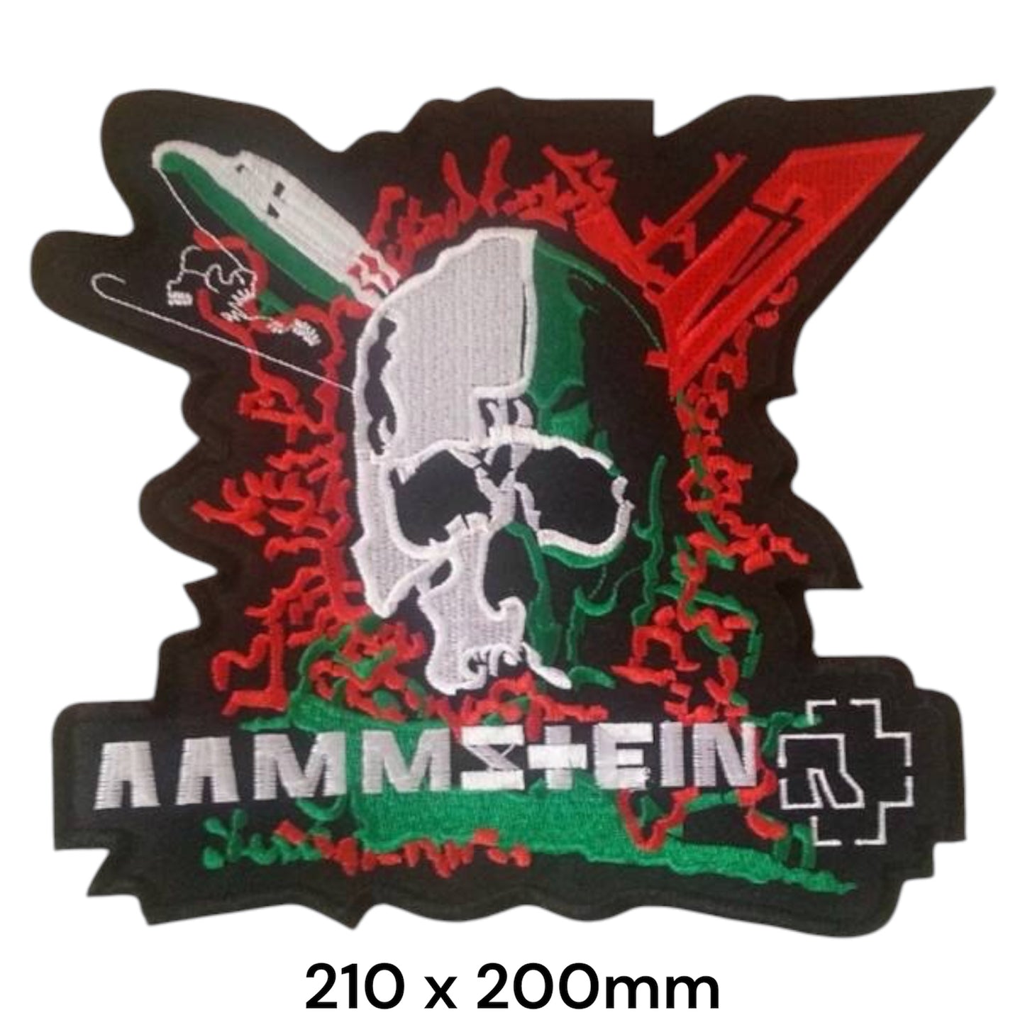 Rammstein Reise Reise Patch Big | Embroidered Rock Band Iron-On Patch