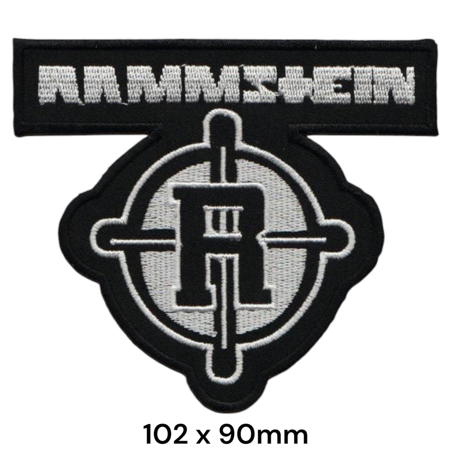 Rammstein R Patch | Embroidered Rock Band Iron-On Patch