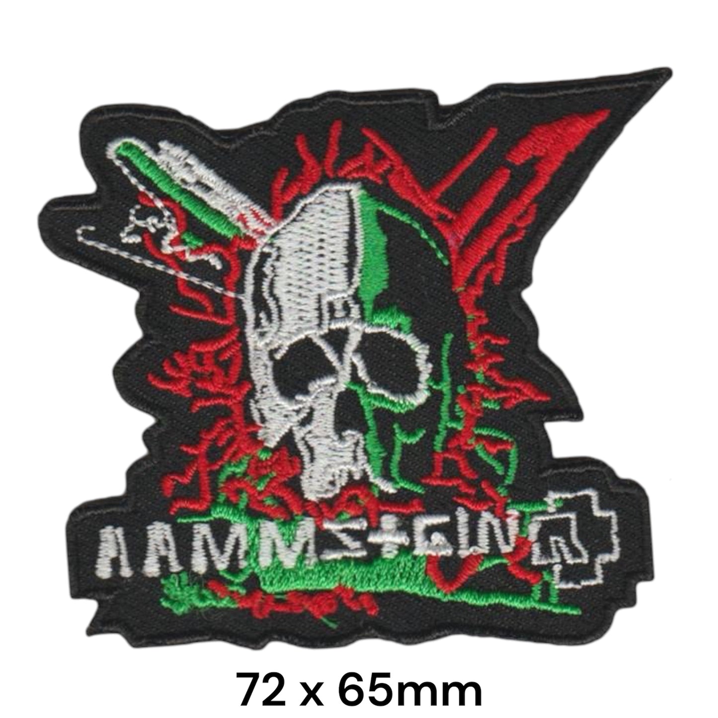 Rammstein Patch | Embroidered Rock Band Iron-On Patch