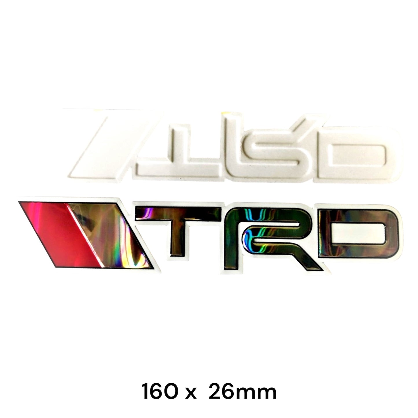 Toyota TRD Sticker Holographic | 160x26mm Oil Slick Car Decal