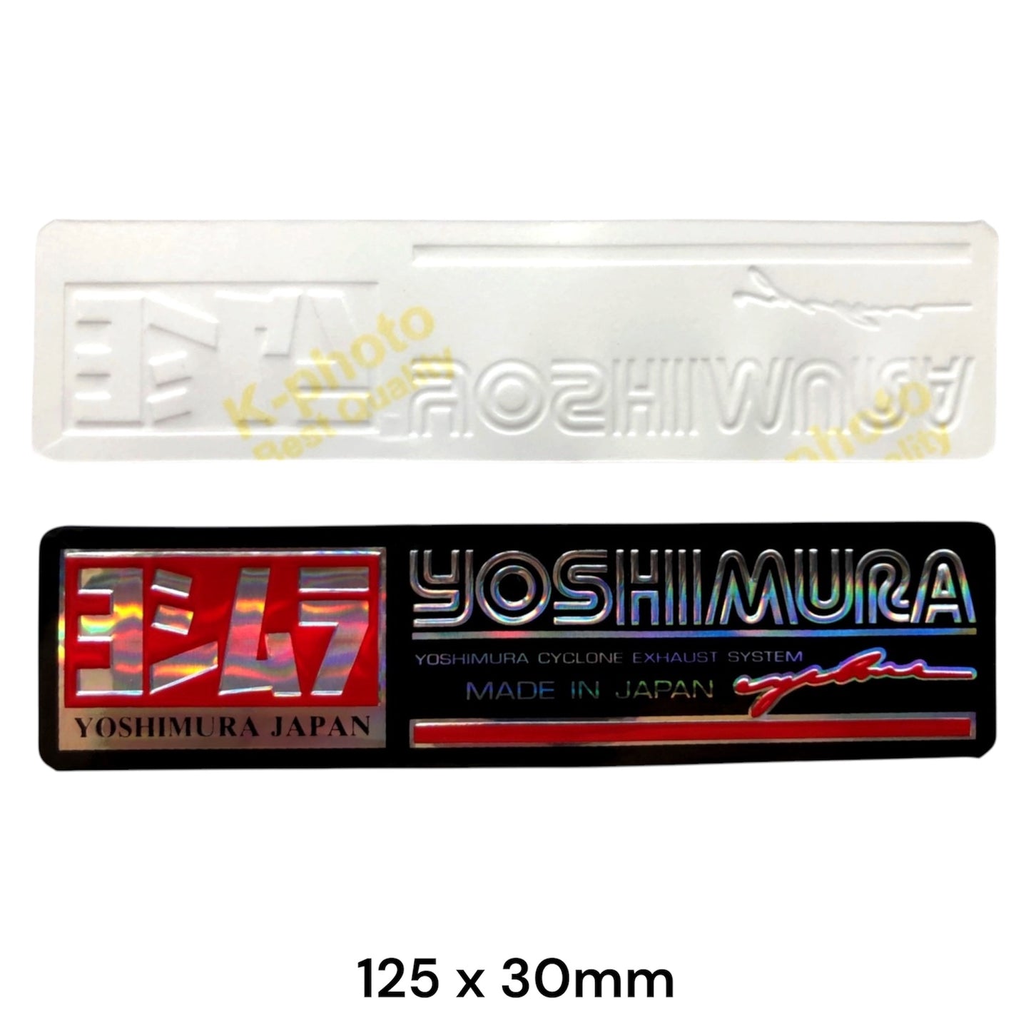 Yoshimura Cyclone Exhaust Sticker Holographic | Motorcycle Decal Made in Japan