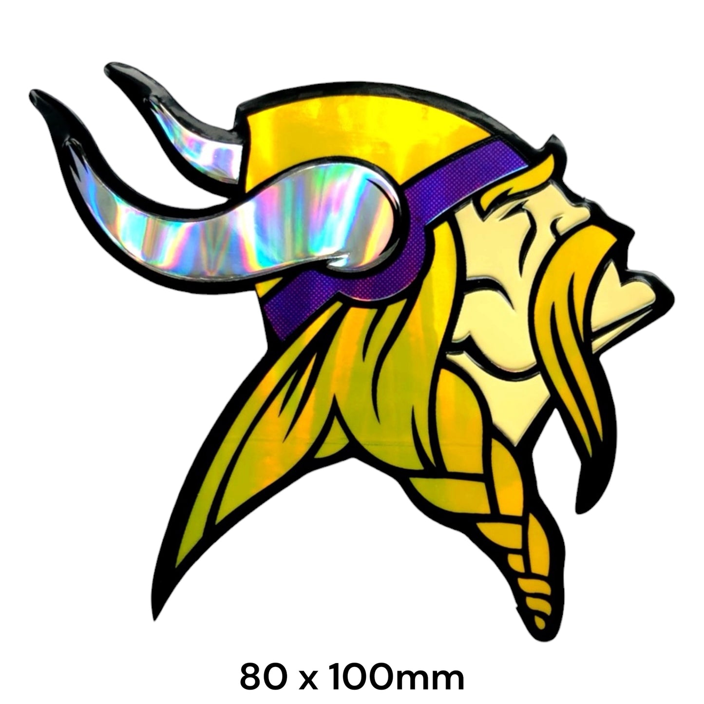 Minnesota Vikings Sticker Holographic | NFL Football Team Logo Decal
