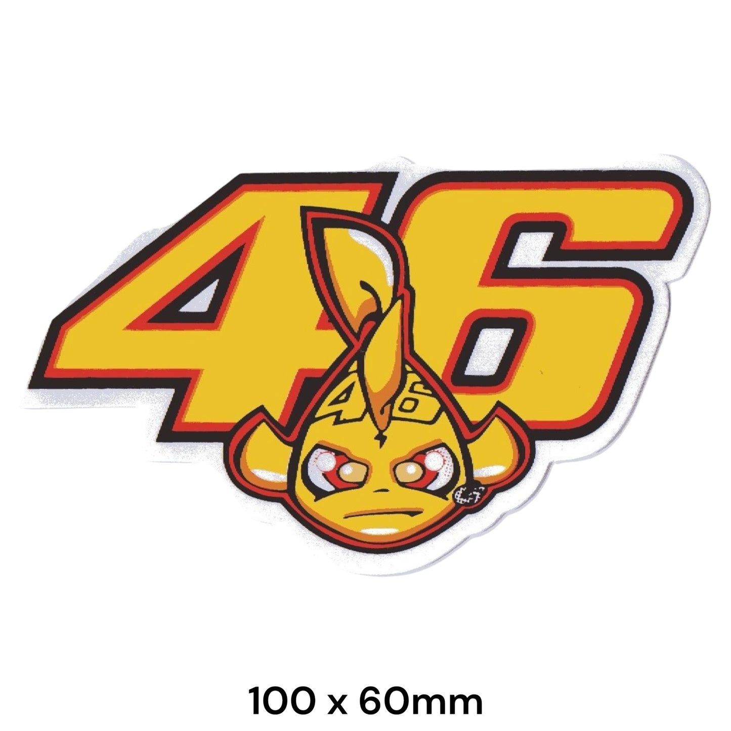 Valentino Rossi 46 The Alien Sticker 2-Pack | MotoGP VR46 Motorcycle Decal