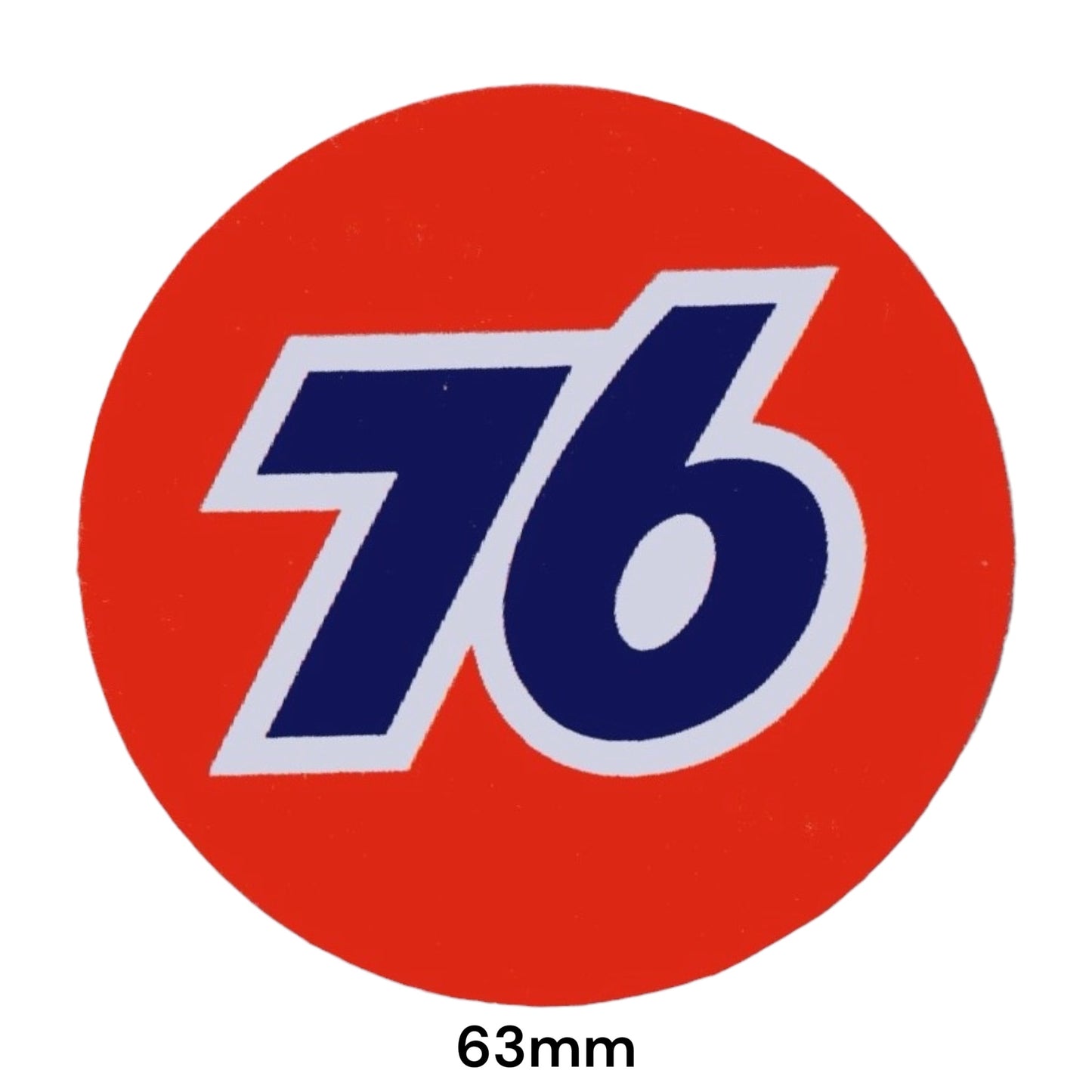 Union 76 Gasoline Sticker 2-Pack | Retro Gas Station Car Decal