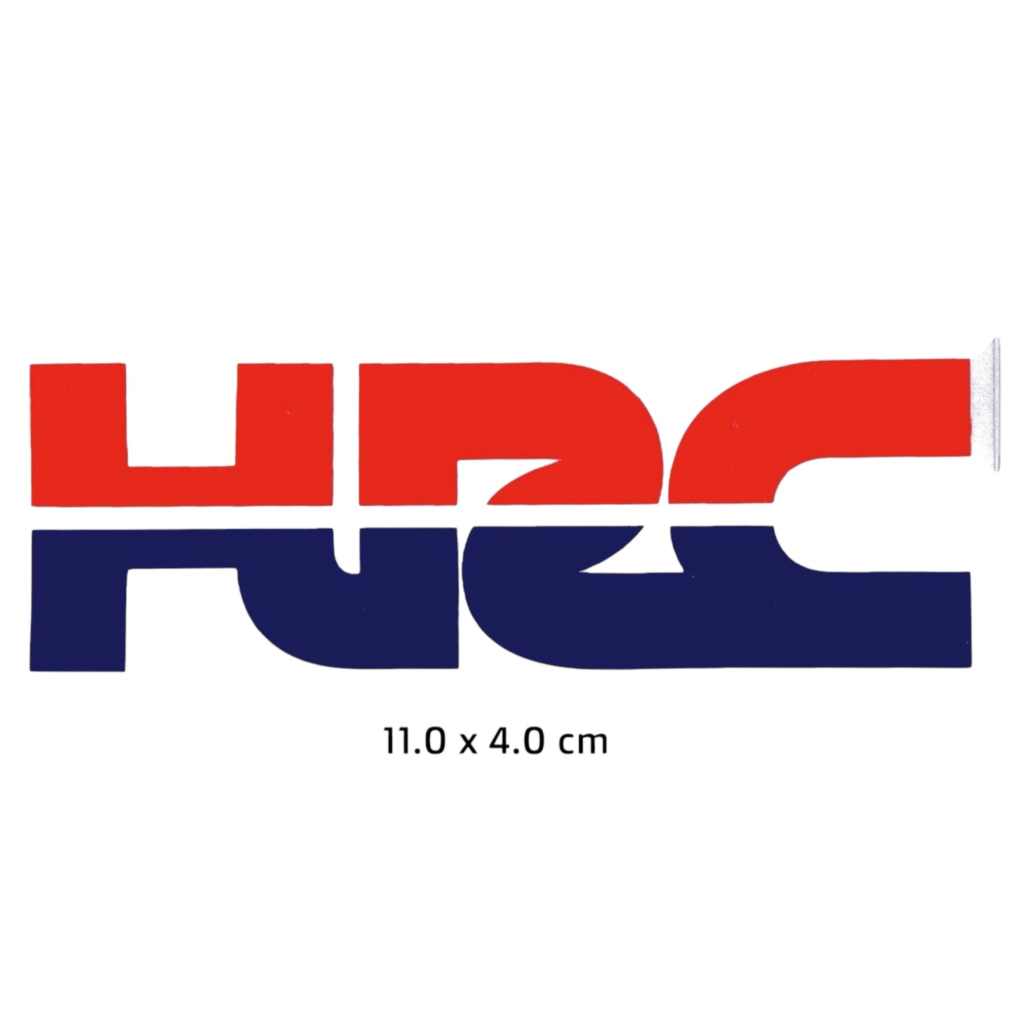 Honda HRC Sticker 2-Pack 110x40mm | Motorcycle Racing MotoGP Decal