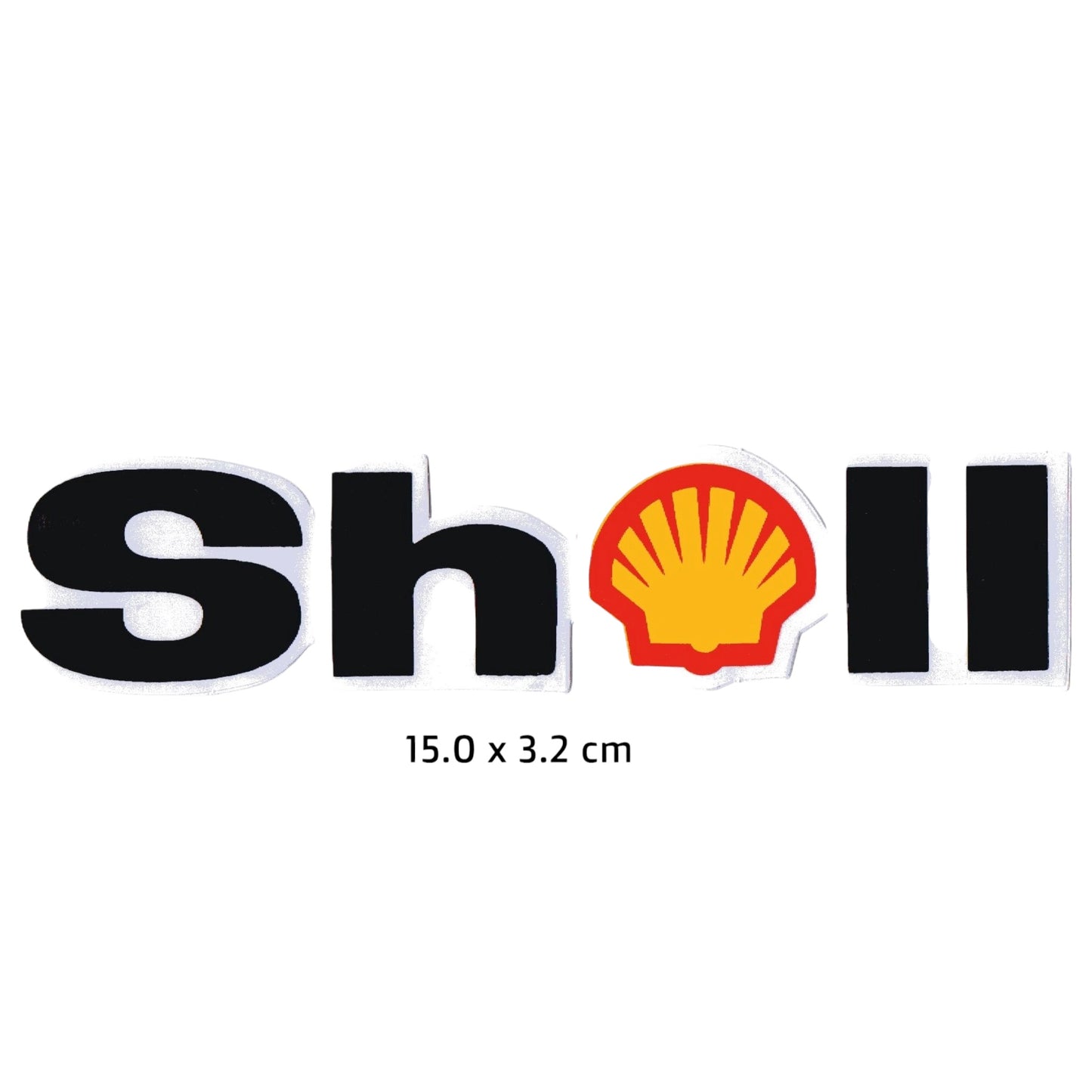 Shell Wordmark Sticker 2-Pack | Retro Gas Station Car Motorcycle Decal