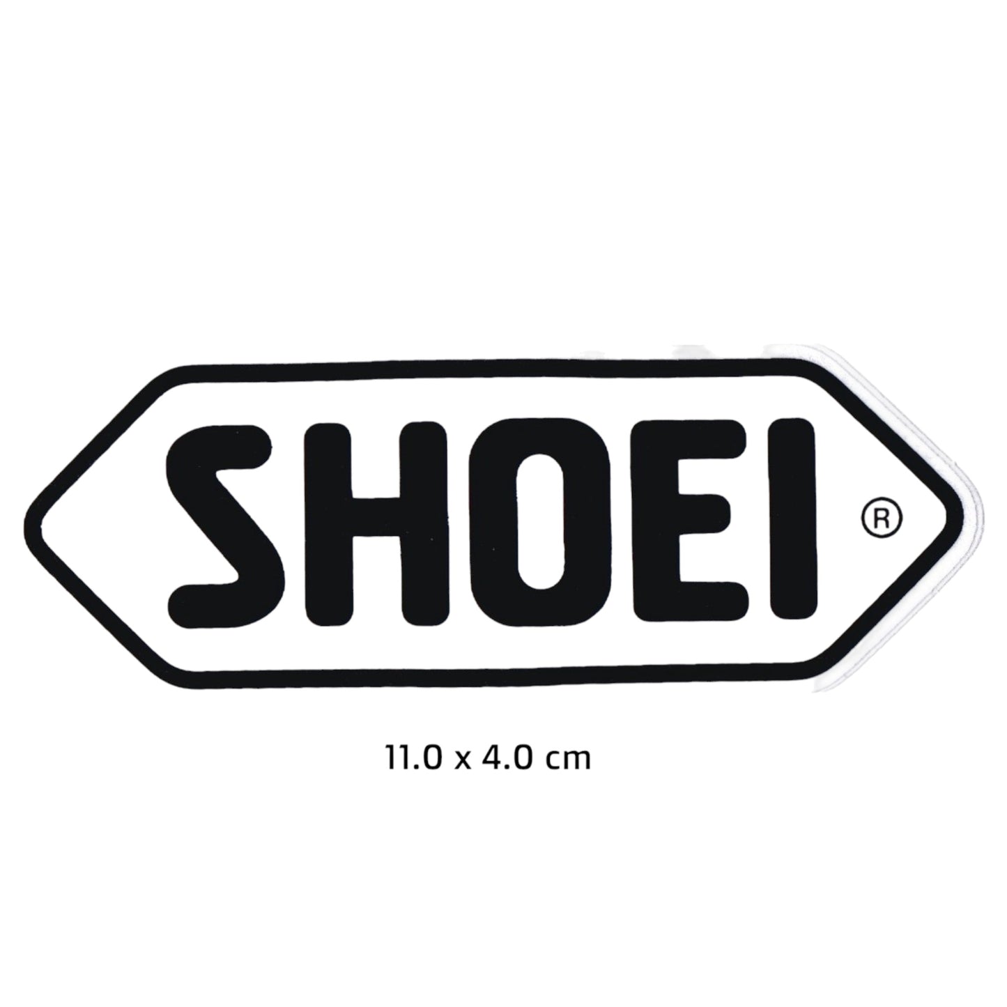 Shoei Helmet Logo Sticker 2-Pack | Motorcycle Helmet Racing Decal