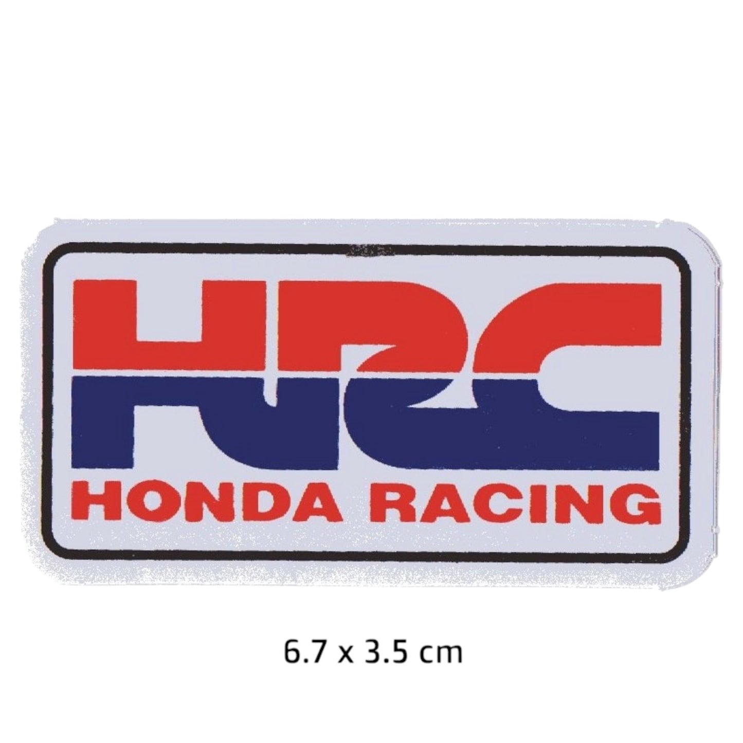 Honda HRC Racing Sticker 2-Pack | Motorcycle MotoGP Car Decal 67x35mm