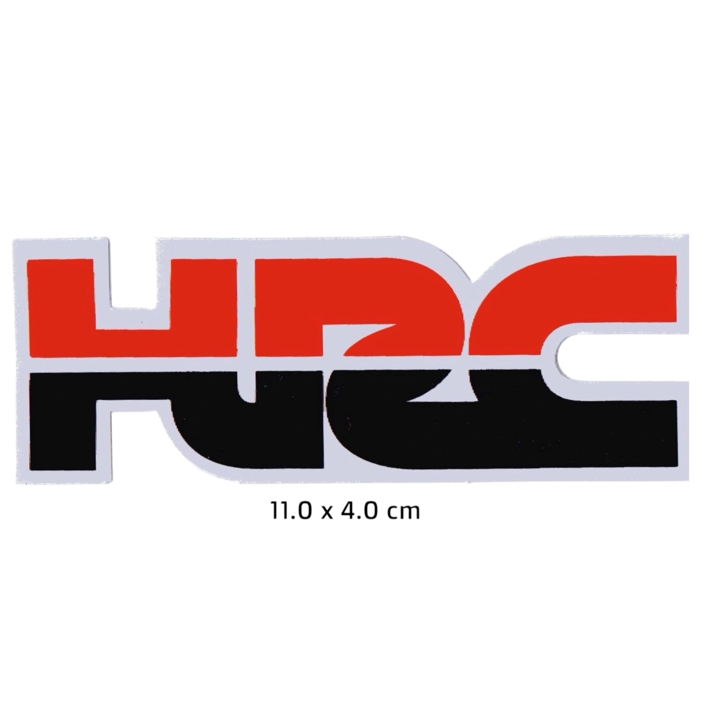 Honda HRC Sticker 2-Pack 110x40mm | Motorcycle MotoGP Racing Decal