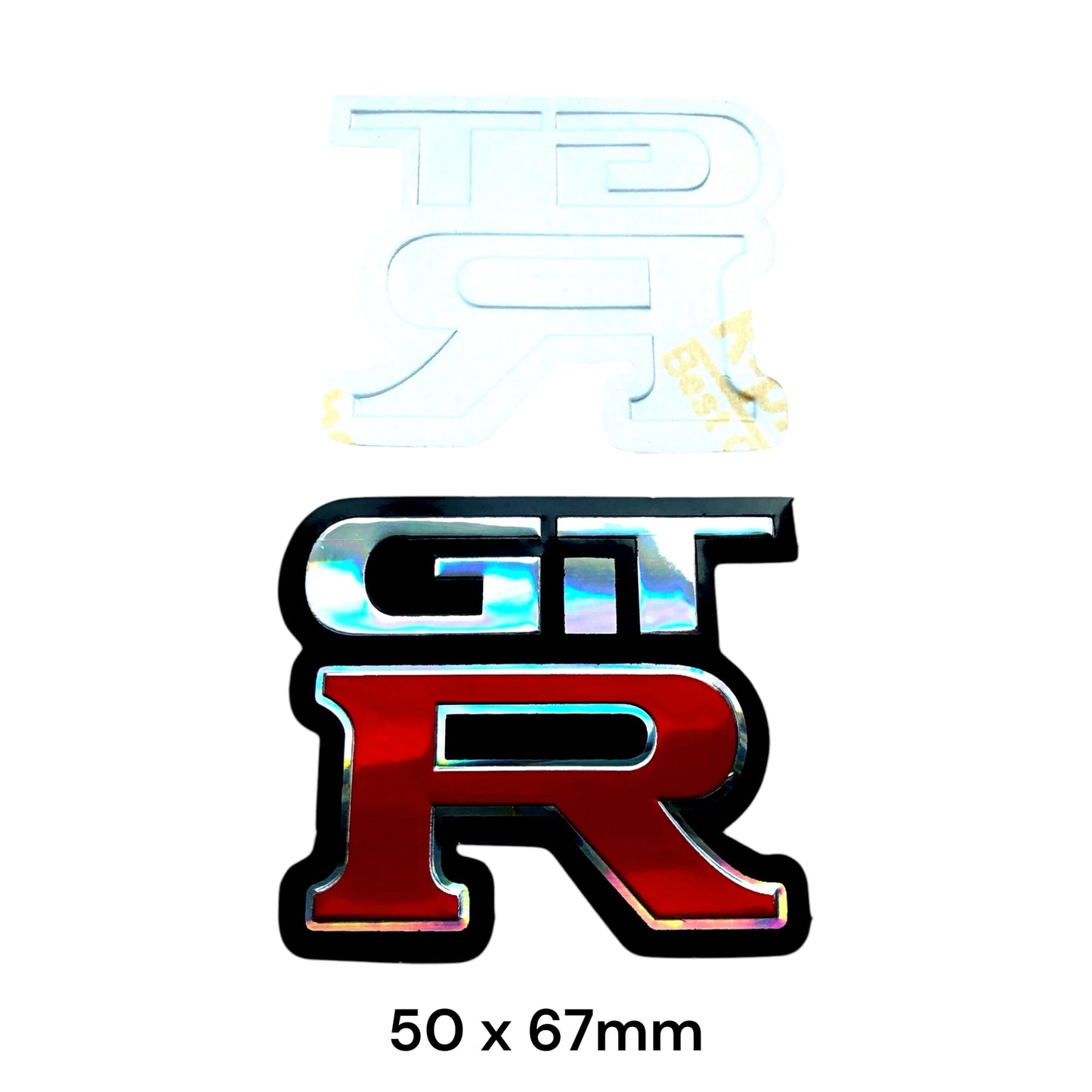 Nissan GT-R 3D Dome Sticker 2-Pack | JDM Car Decal