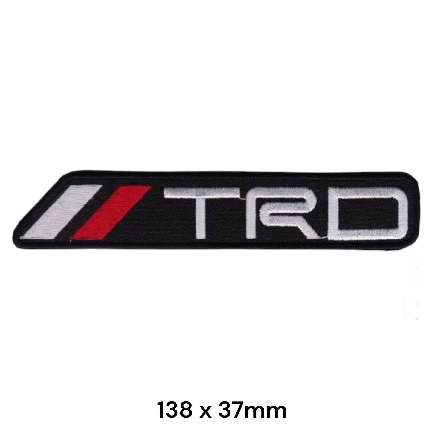 TRD Toyota Racing Development Embroidered Patch Iron-On Sew-On Motorsport Jacket Badge