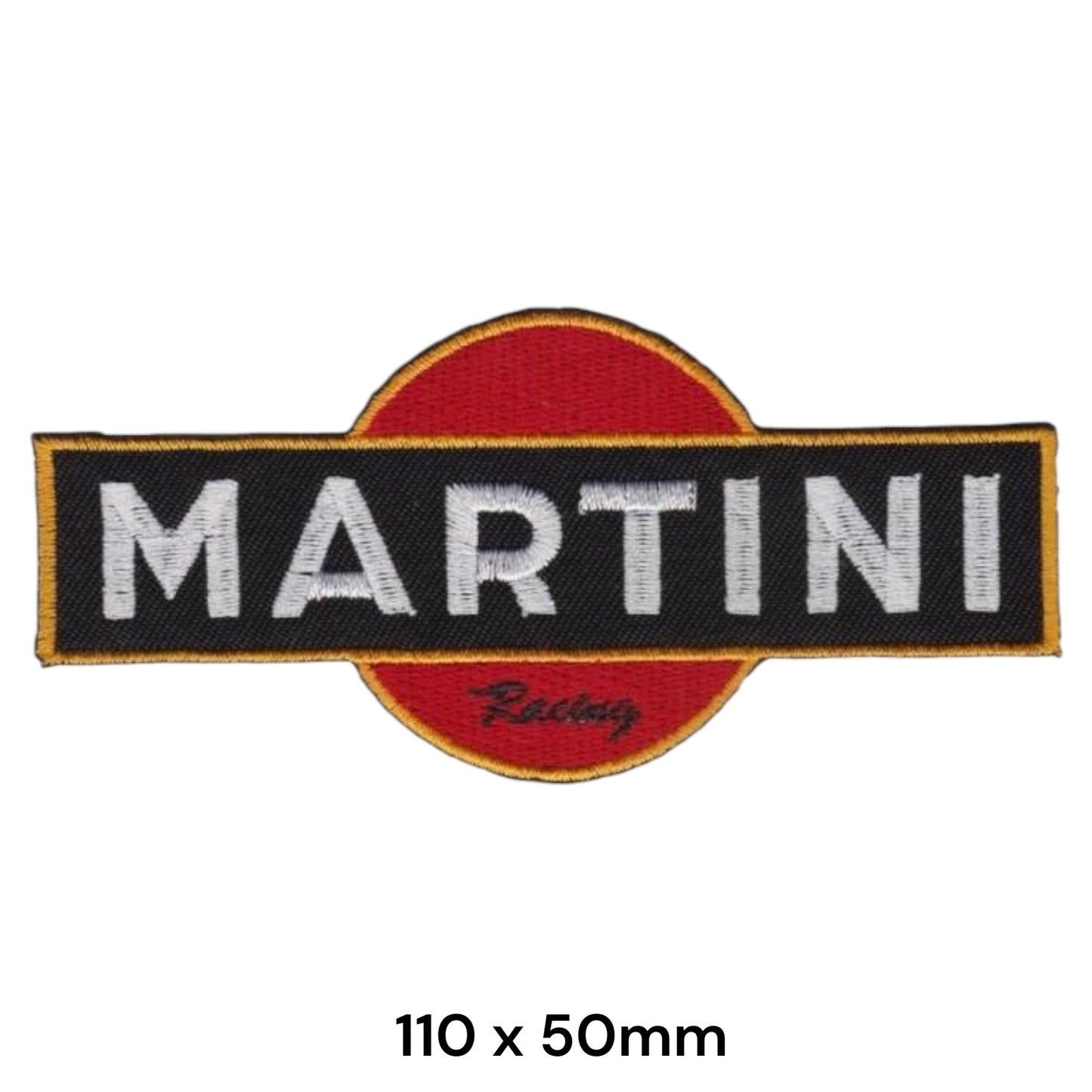 Martini Racing Embroidered Patch Iron-On Sew-On Vintage Formula 1 Rally Classic Jacket Badge