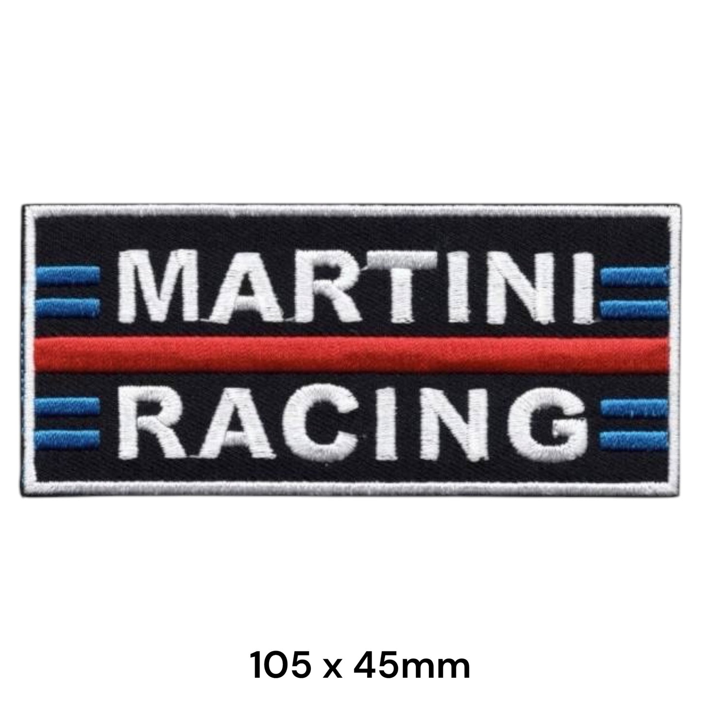 Martini Racing Embroidered Patch Iron-On Sew-On Vintage Formula 1 Rally Classic Jacket Badge