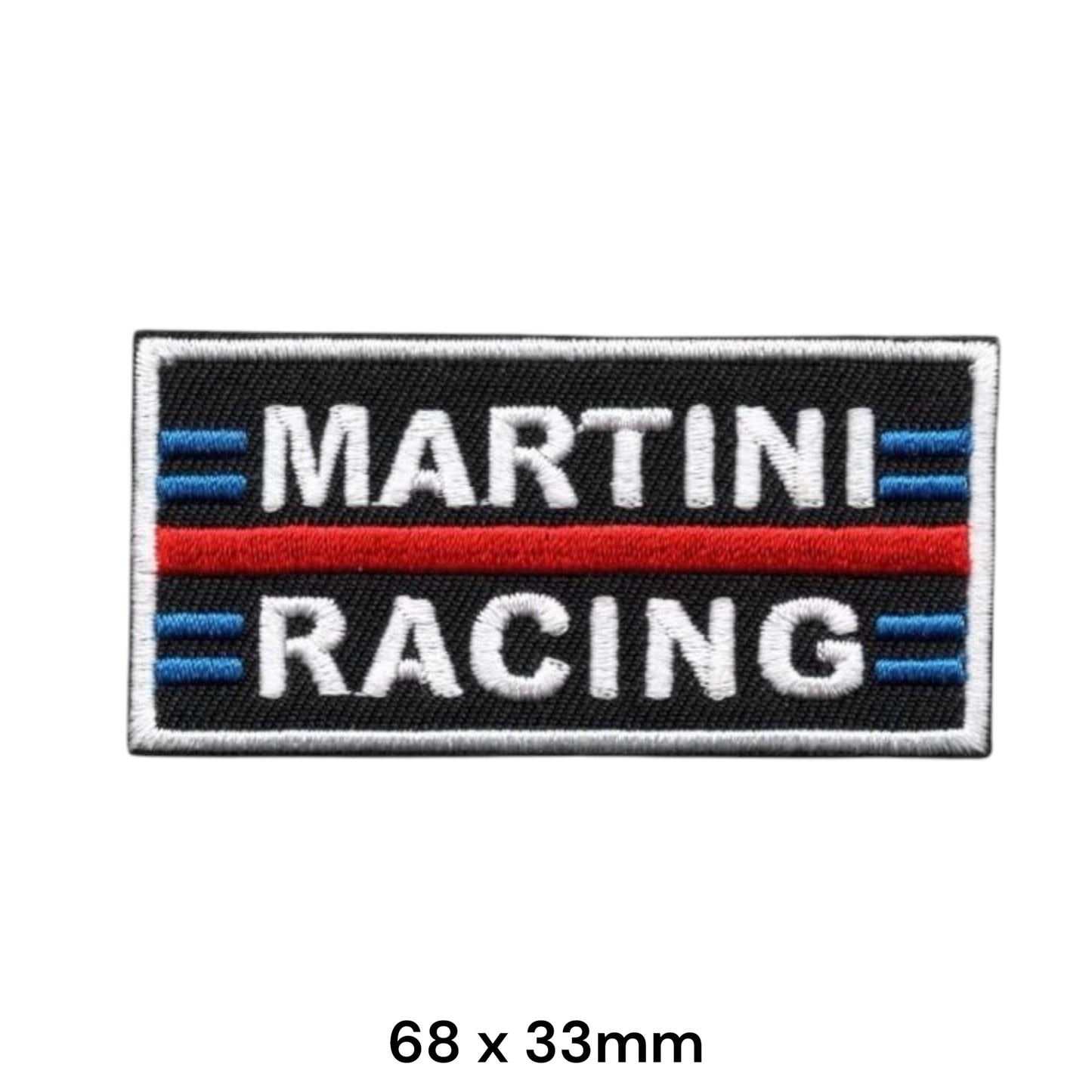 Martini Racing Small Embroidered Patch Iron-On Sew-On Vintage Formula 1 Rally Classic Jacket Badge
