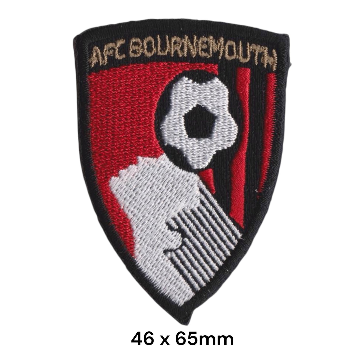 AFC Bournemouth Crest Embroidered Patch Iron-On Sew-On Football Club Badge