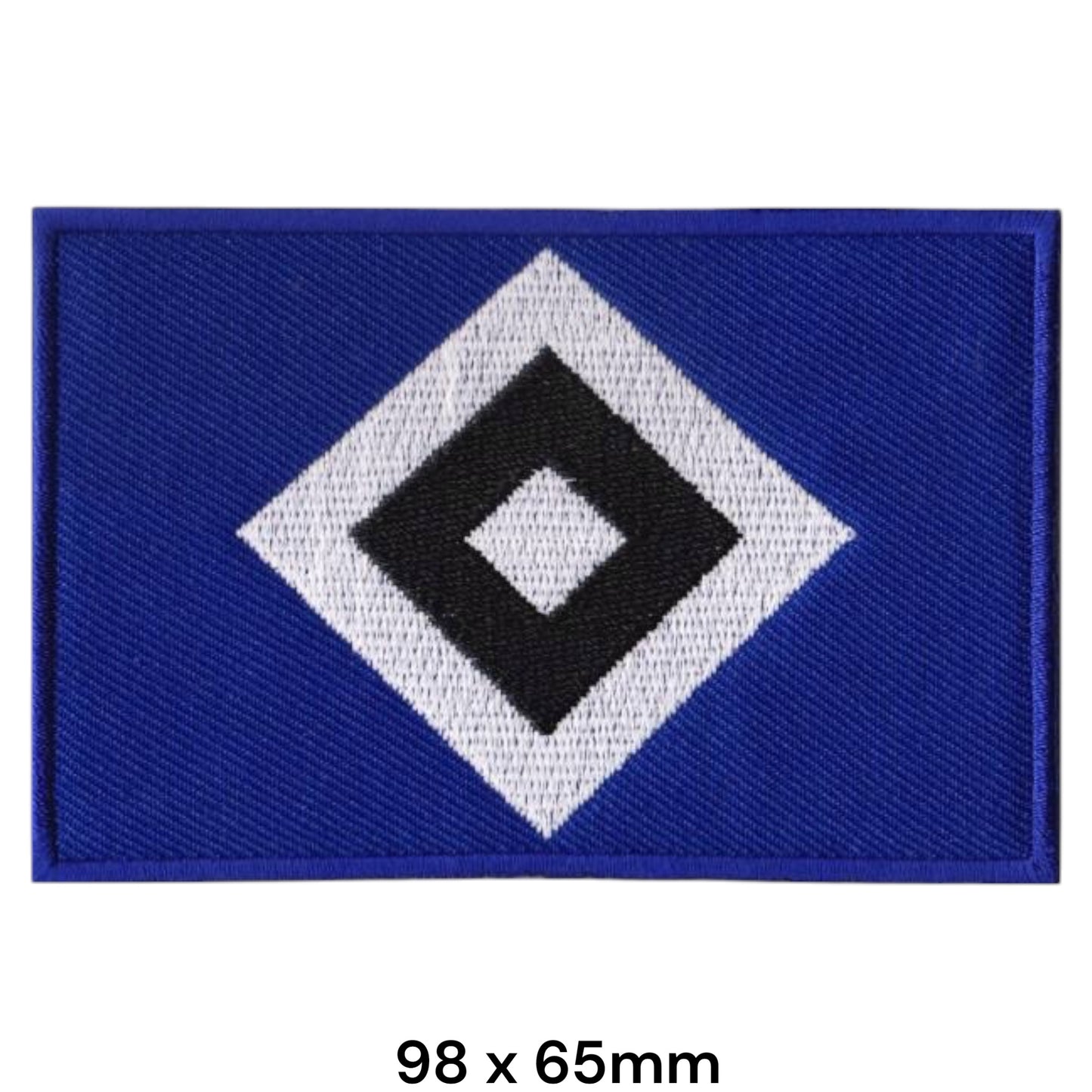 Hamburger SV Diamond Logo Embroidered Patch Iron-On Sew-On Football Club Badge