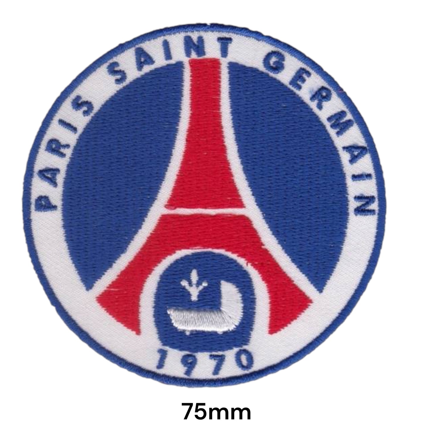 Paris Saint-Germain Round Crest Embroidered Patch Iron-On Sew-On Football Club Badge