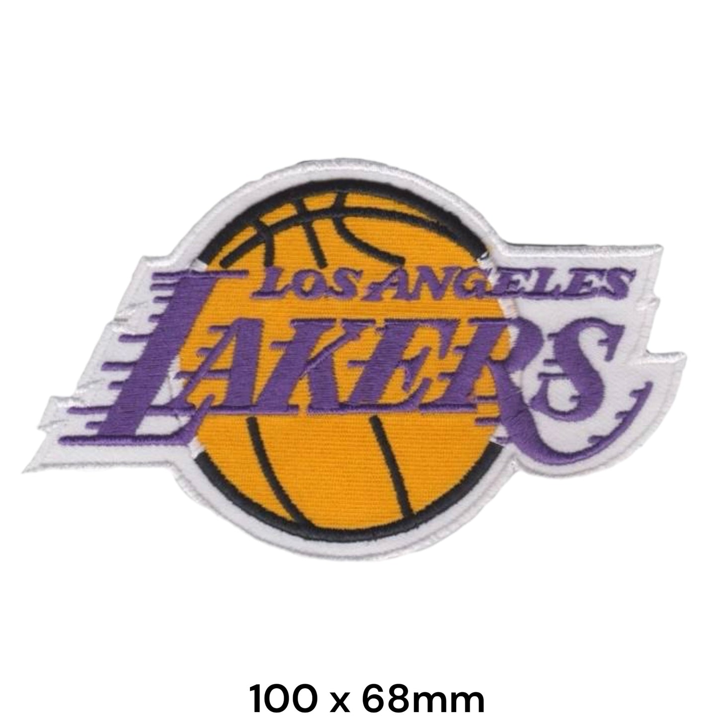 Los Angeles Lakers Basketball Logo Embroidered Patch Iron-On Sew-On NBA Basketball Badge