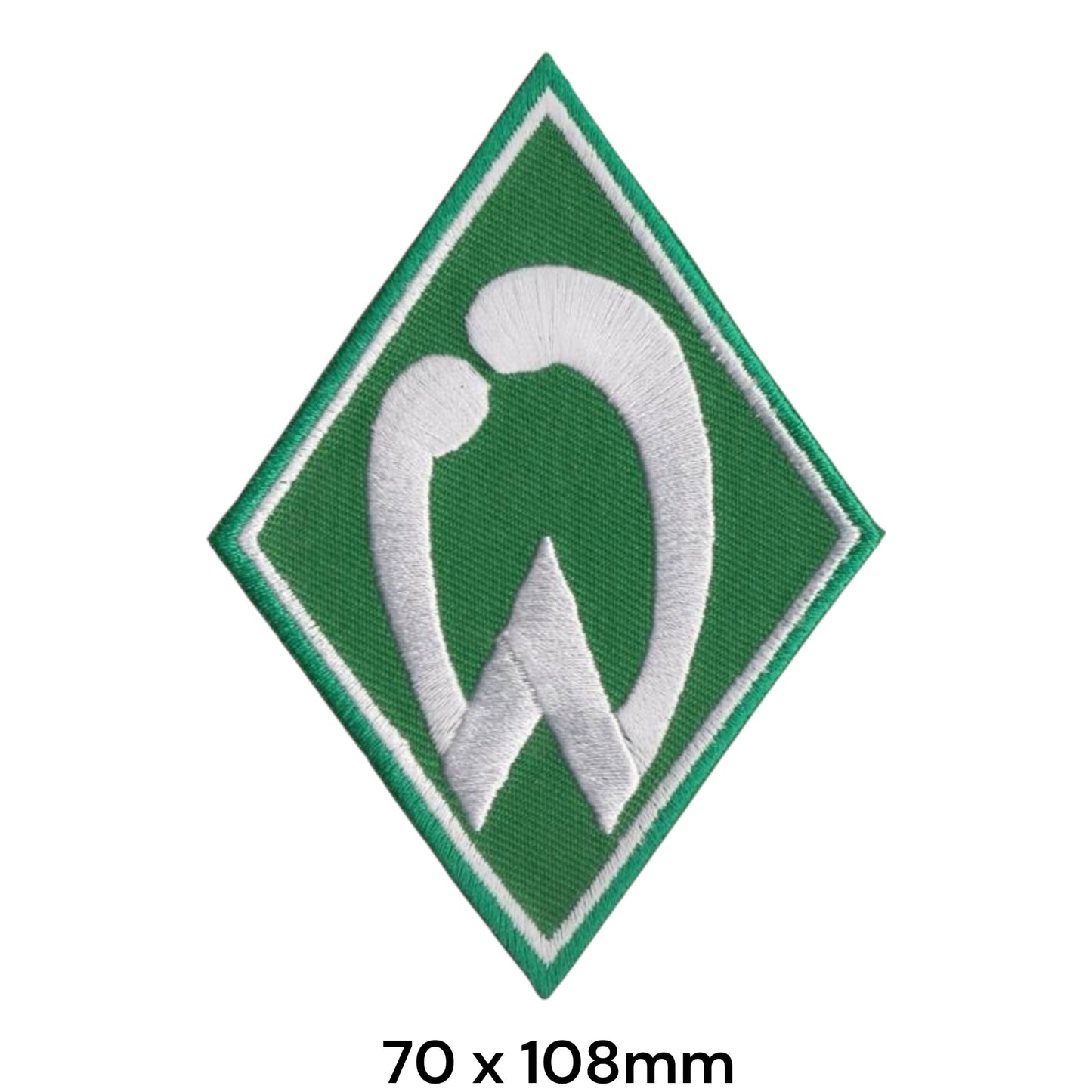 Werder Bremen Diamond Logo Embroidered Patch Iron-On Sew-On Football Club Badge