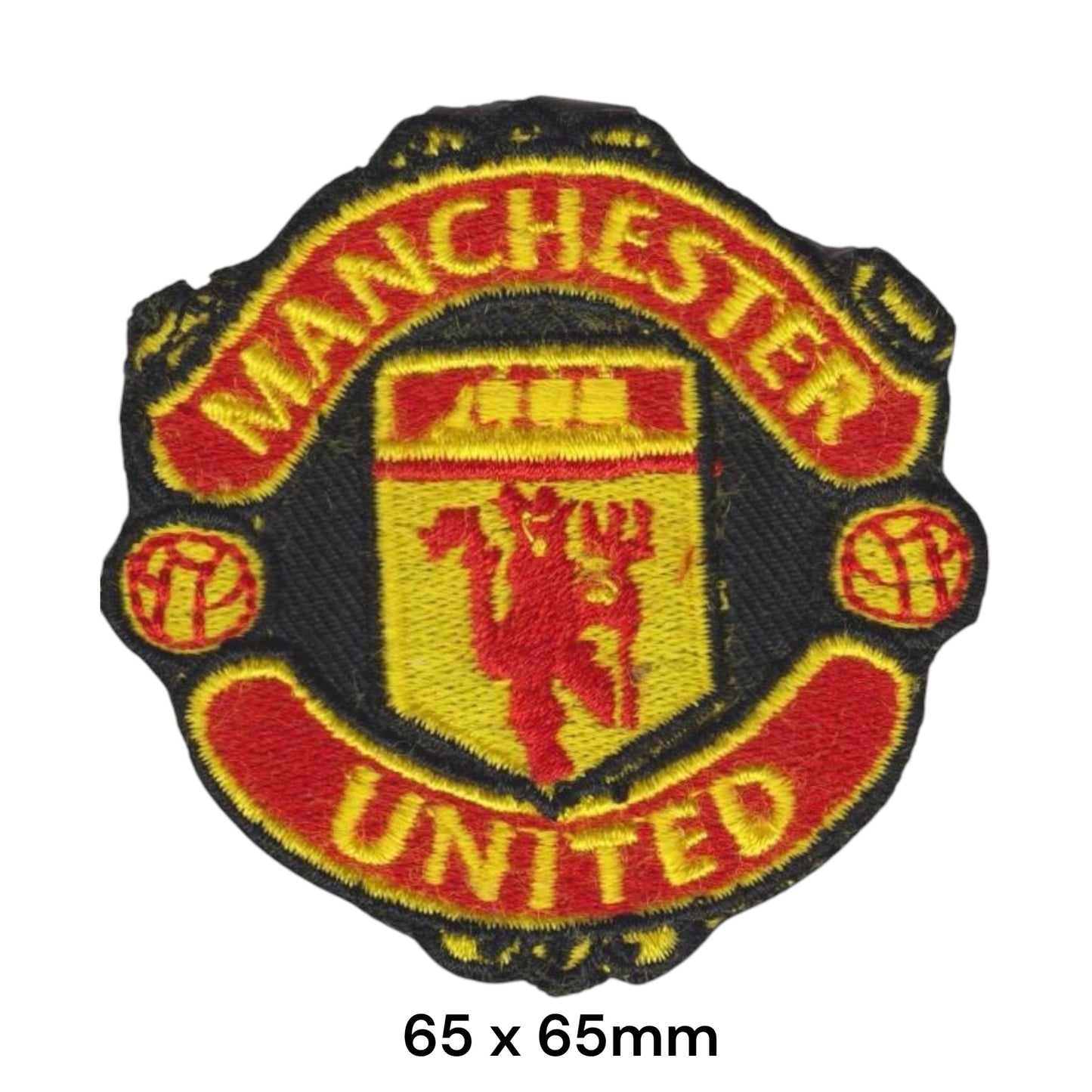 Manchester United Crest Small Embroidered Patch Iron-On Sew-On Football Club Badge