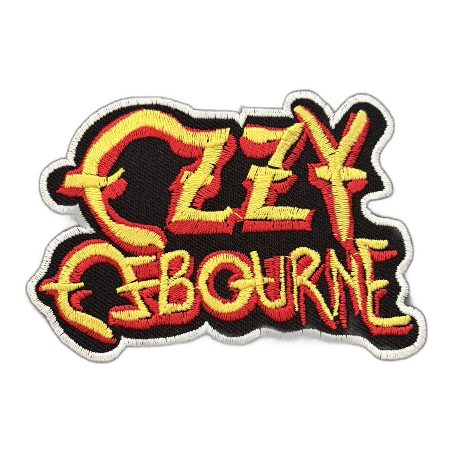 Ozzy Osbourne Logo Embroidered Patch - Heavy Metal Rock Music Applique