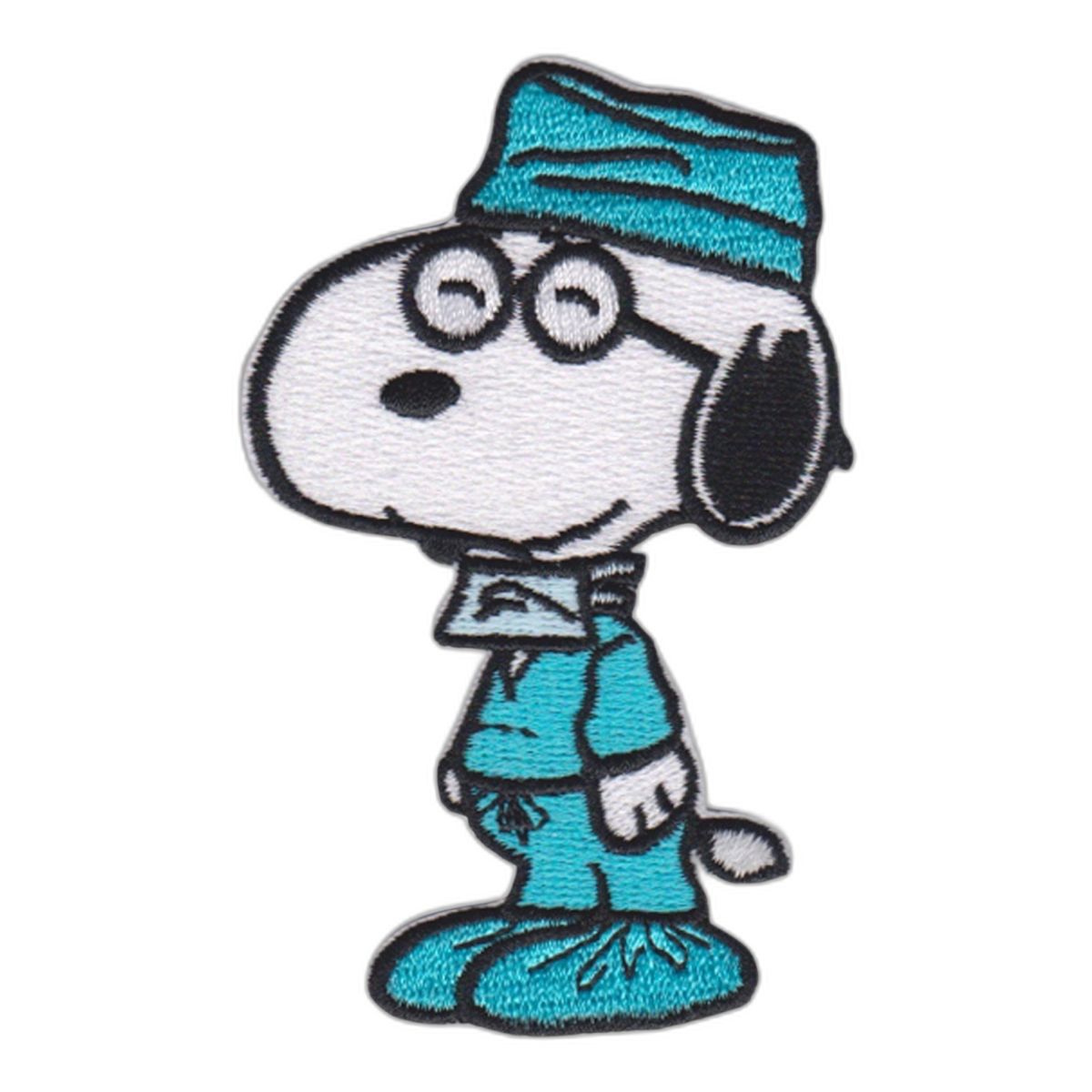 Snoopy Doctor Iron-On Patch - Fun Cartoon Embroidered Patch