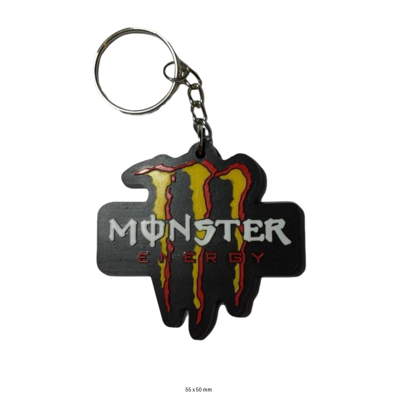Monster Energy Keychain | Iconic Logo Accessory for Energy Fans