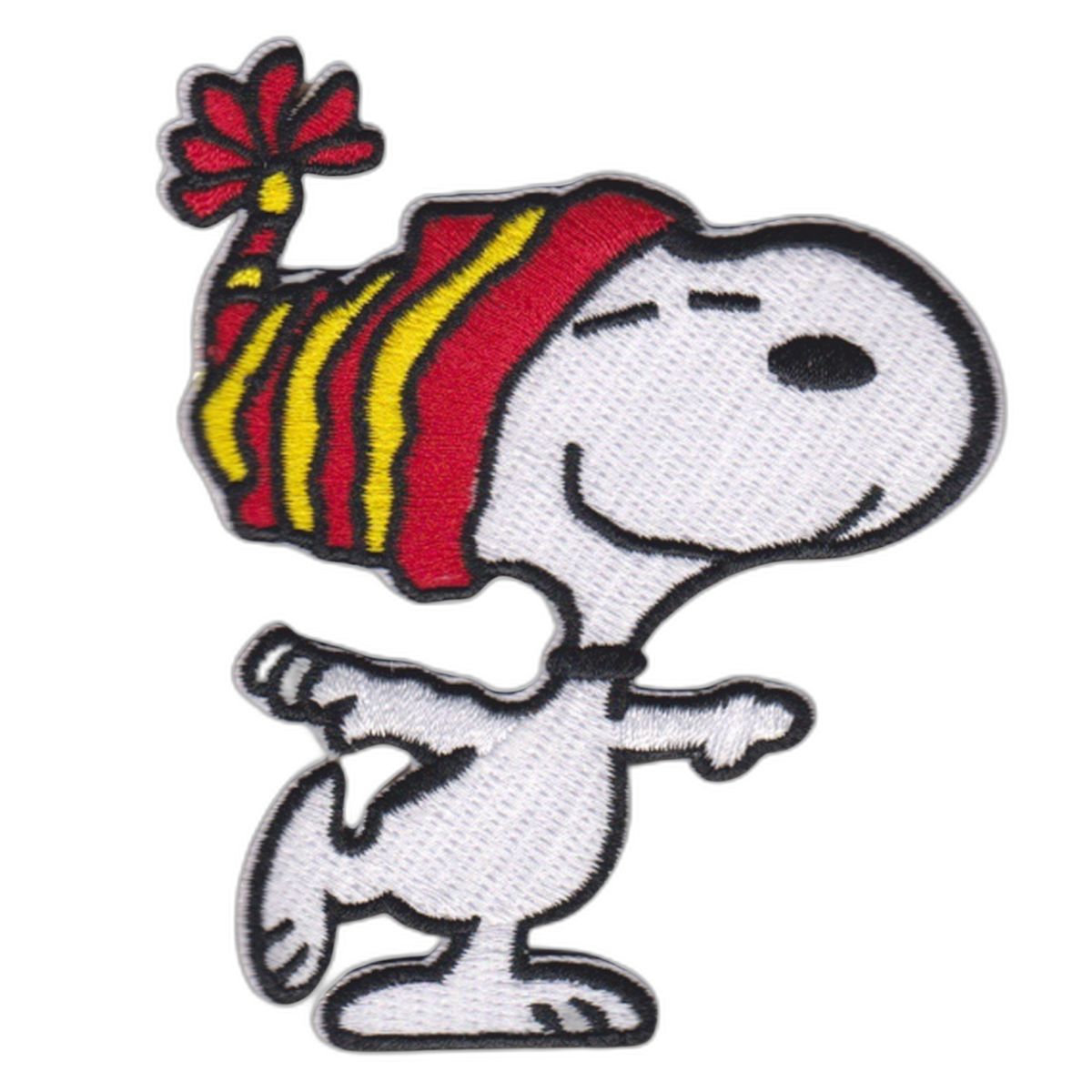 Snoopy Iron-On Patch - Comic Style 75x90mm