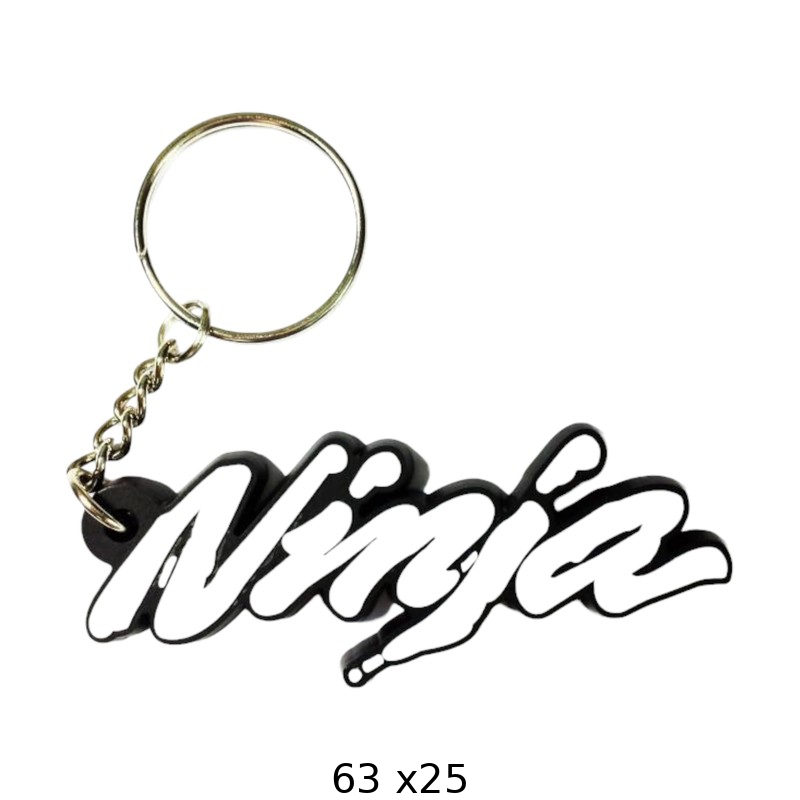 Kawasaki Ninja Logo Keychain Accessory