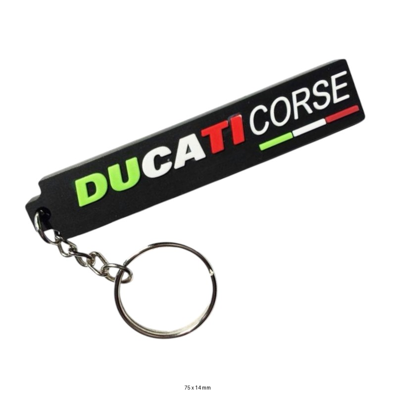 Ducati Corse Keychain - Stylish Motorcycle Accessory