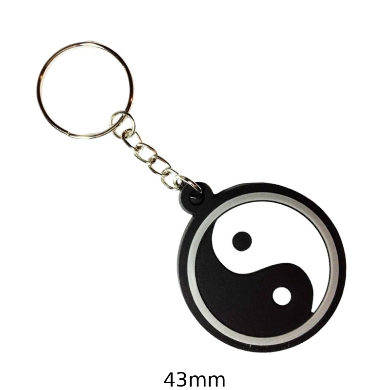 Yin Yang Keychain - Symbol of Balance and Harmony