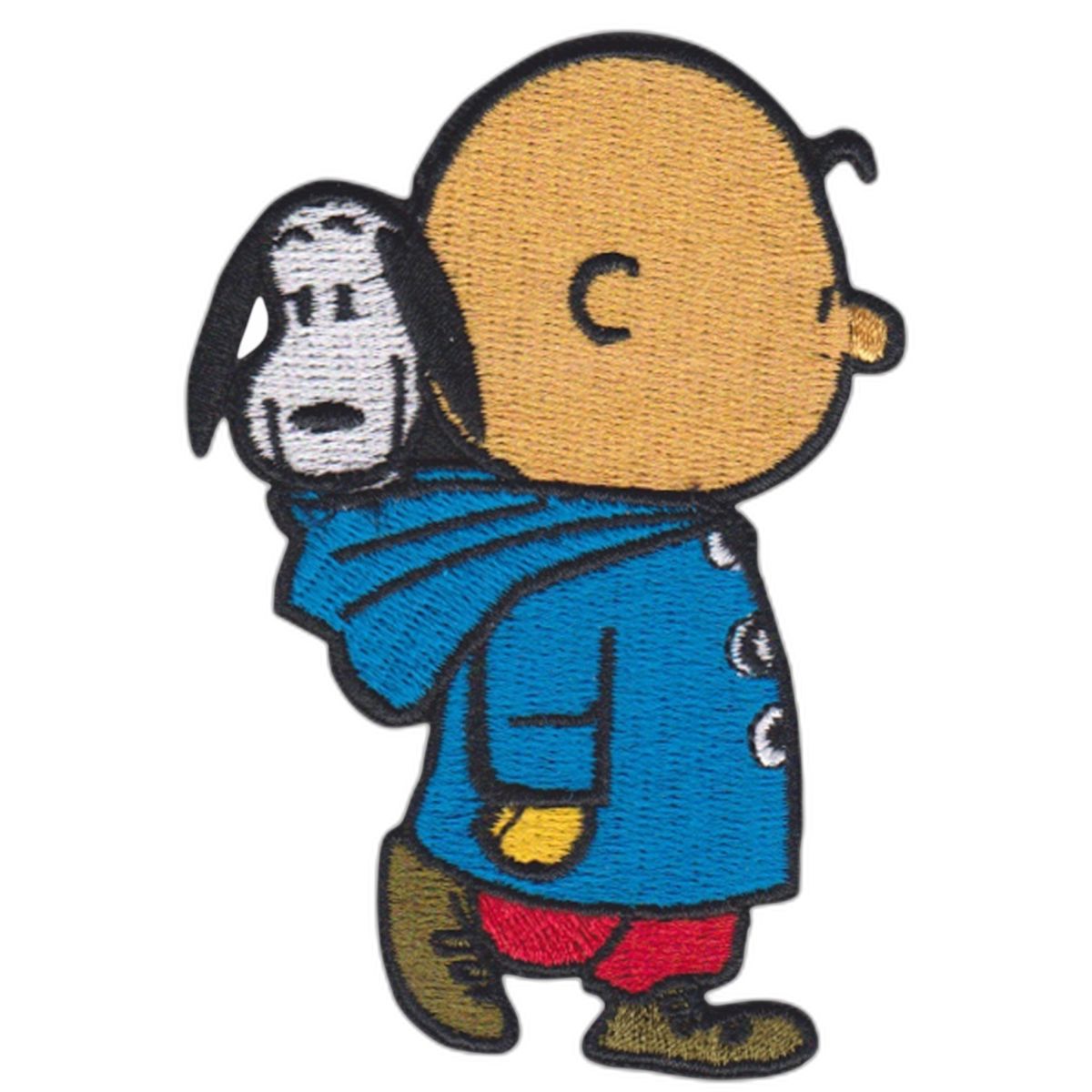 Snoopy & Charlie Brown Iron-On Patch - Iconic Embroidered Art