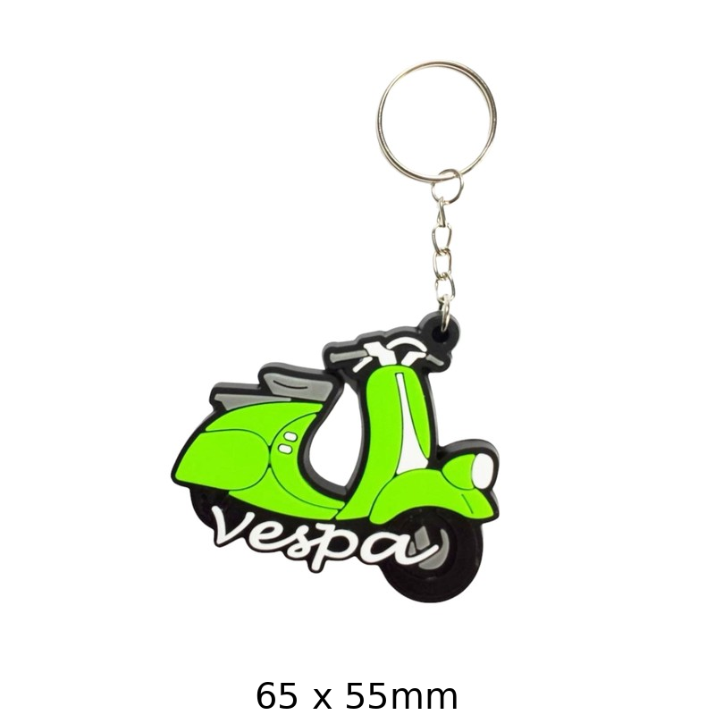 Vespa Scooter Keychain | Stylish Keyring for Vespa Enthusiasts