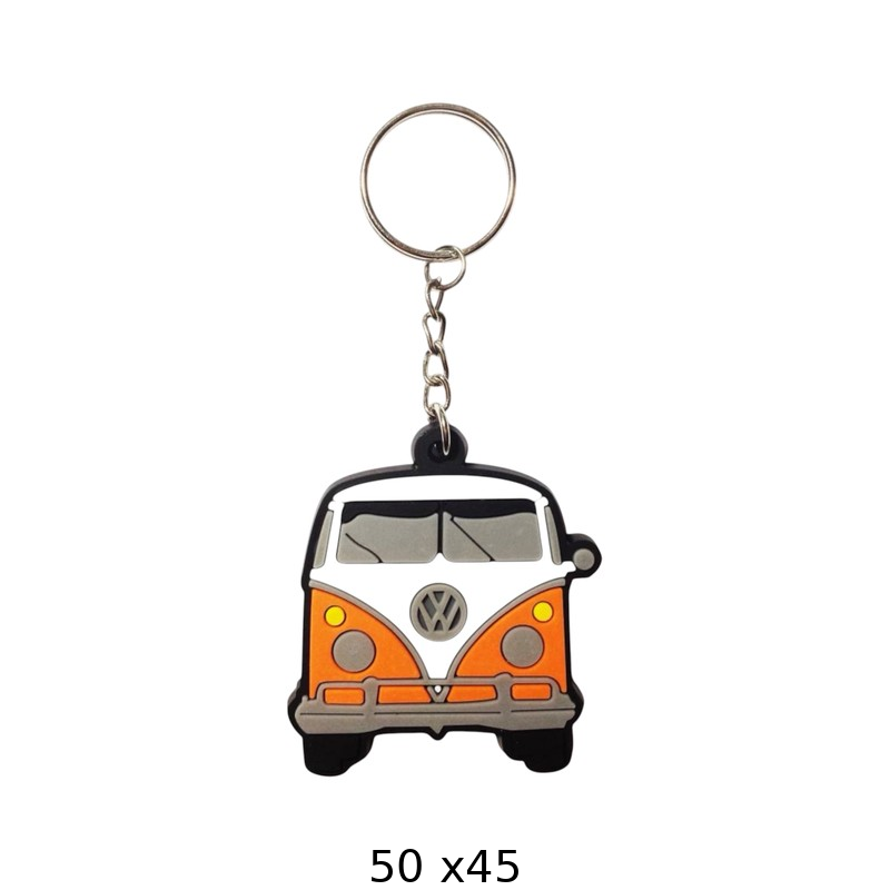 VW Bus Keychain - Vintage Style Keyring Accessory