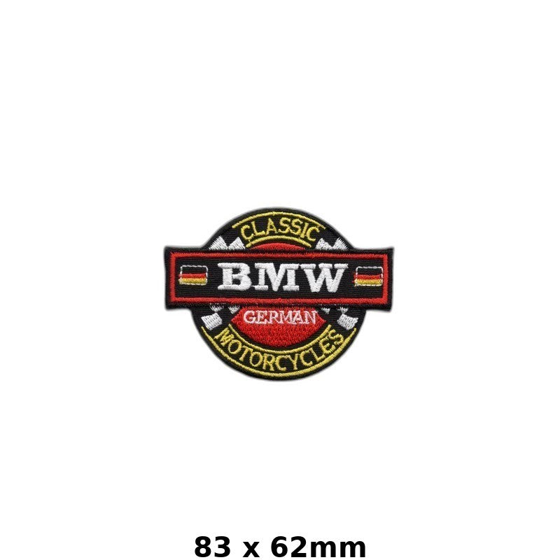 BMW Classic German Motorcycles Embroidered Iron-On Patch