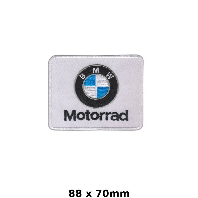 BMW Motorrad Embroidered Iron-On Patch 88x70mm