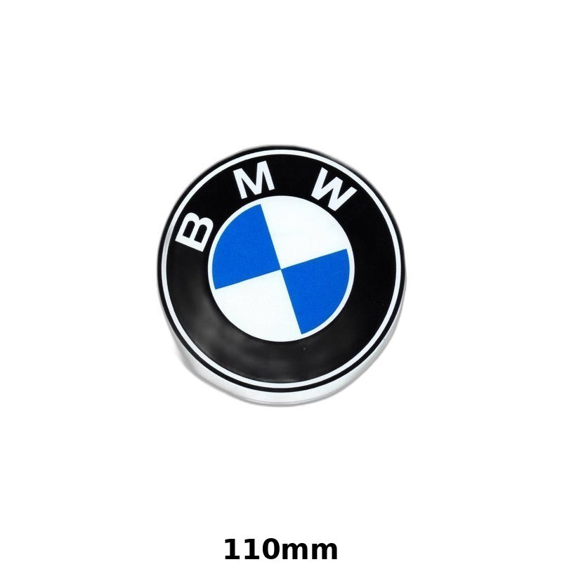 BMW Logo Vinyl Sticker 110mm 2x - Glossy Finish