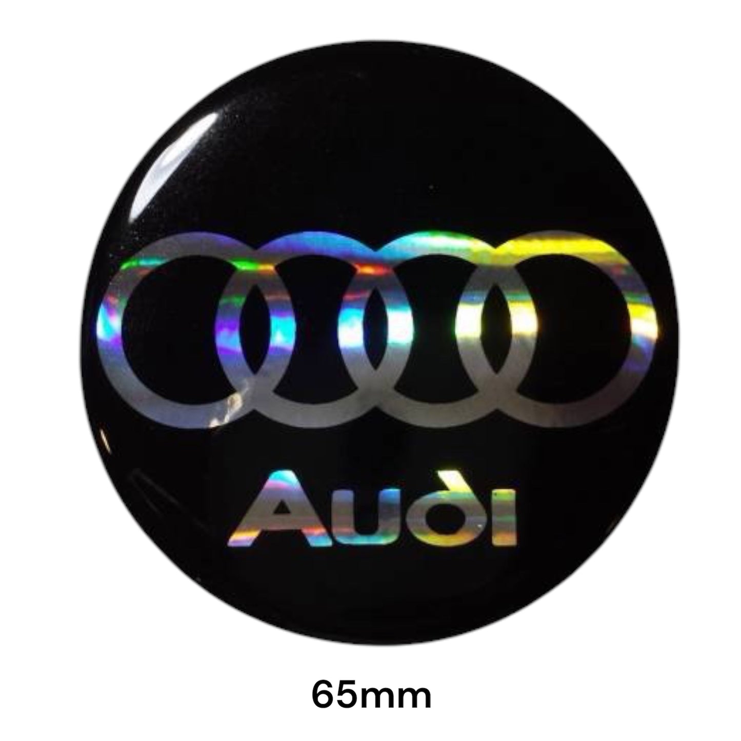 Audi Logo Sticker XL | Premium Auto Aufkleber – Groß