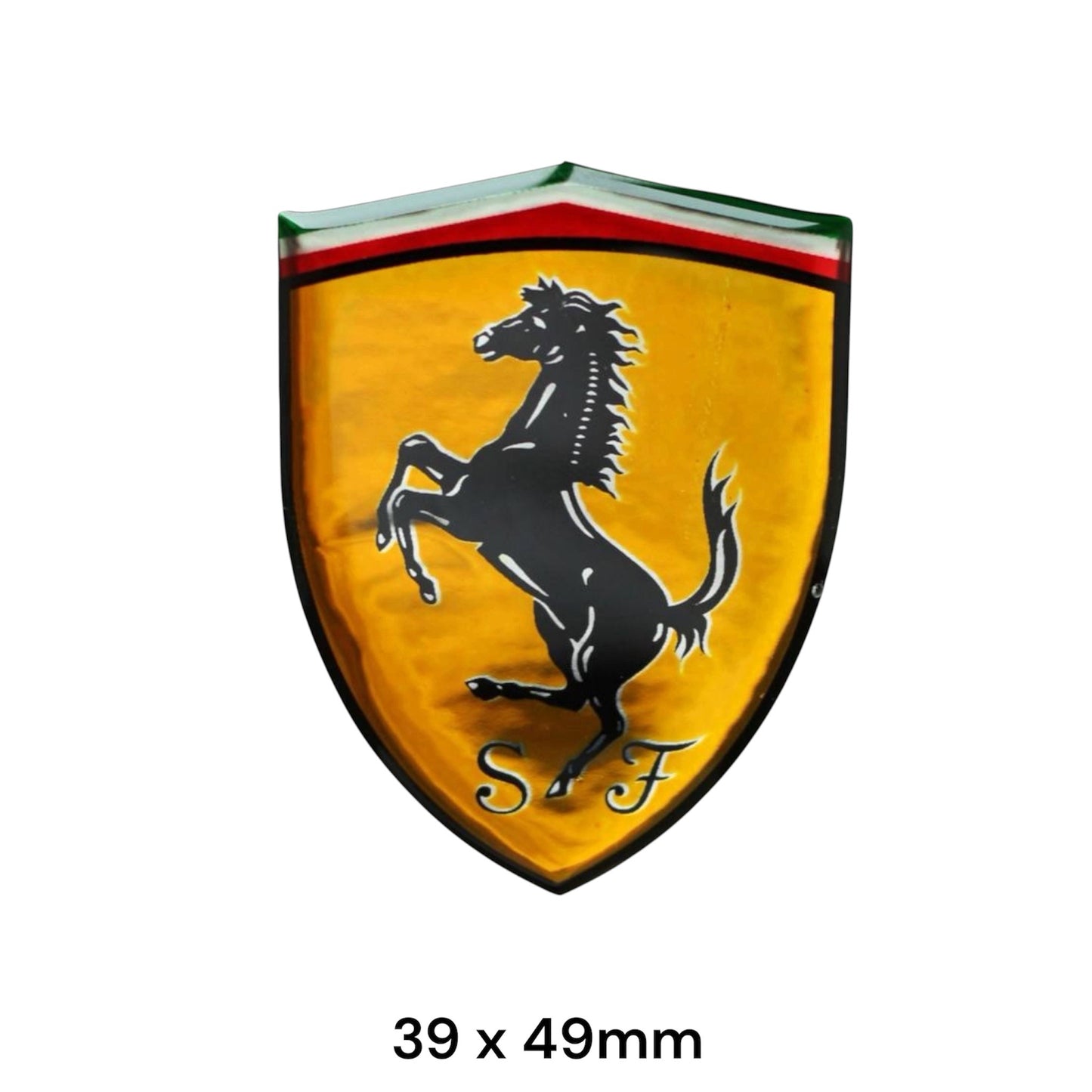 Ferrari 3D Wappen Sticker | Premium Aufkleber