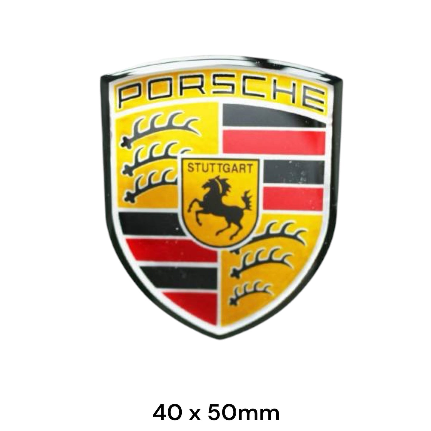 Porsche 3D Sticker | Small | Premium Sticker