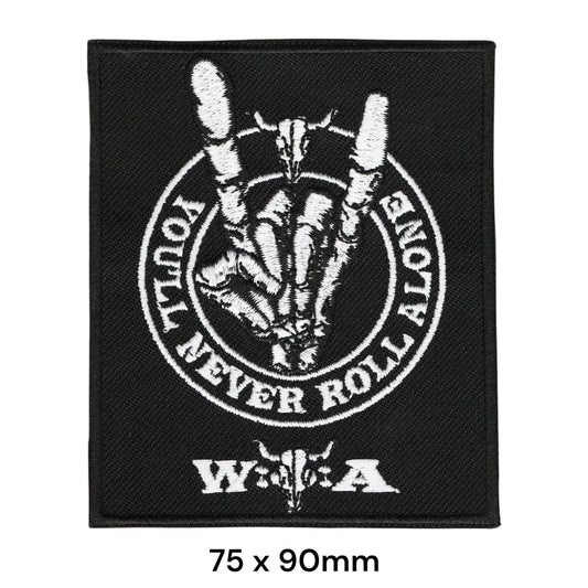 Wacken You'll Never Roll Alone Patch | Embroidered Metal Festival Iron-On
