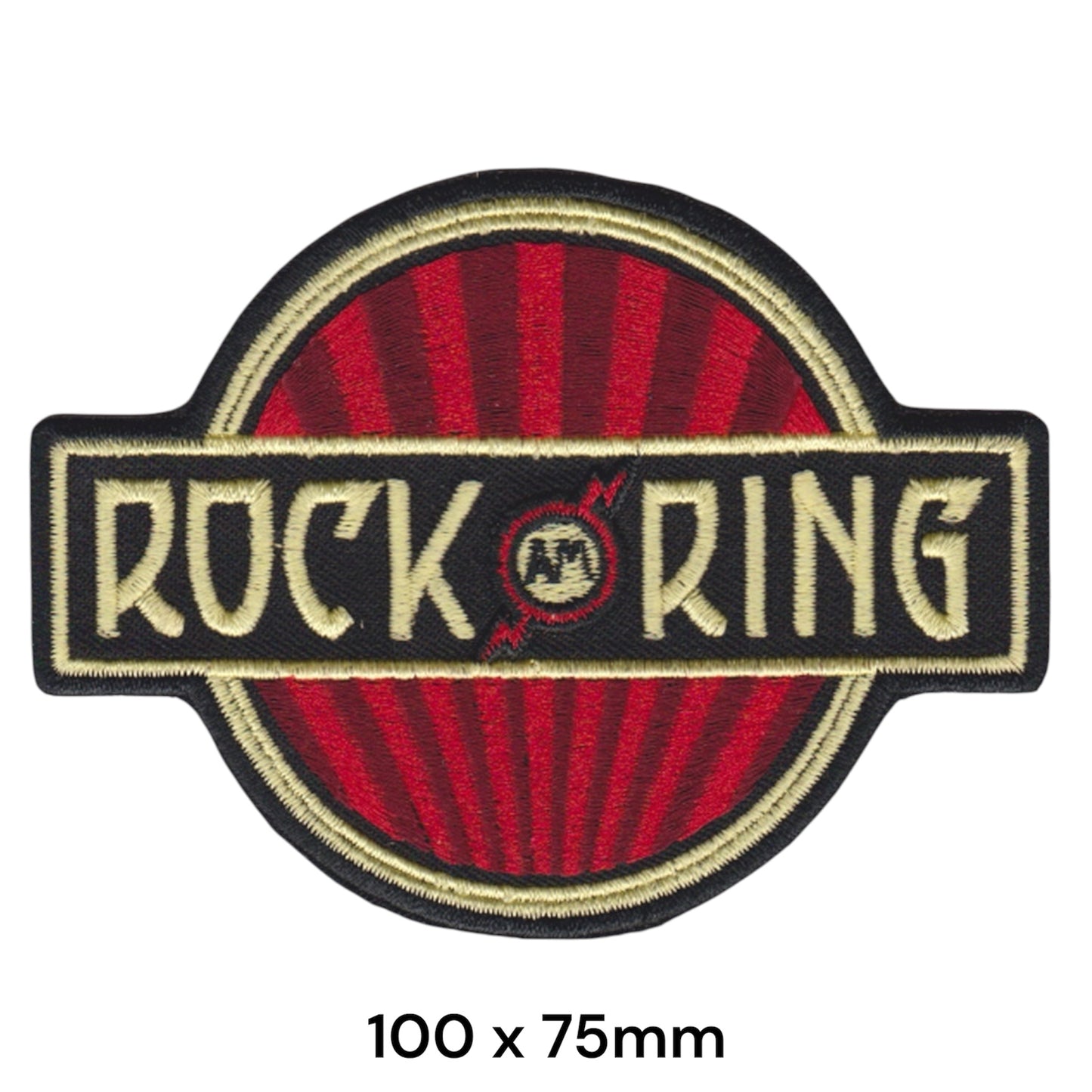 Rock am Ring Round Patch | Embroidered Music Festival Iron-On Patch