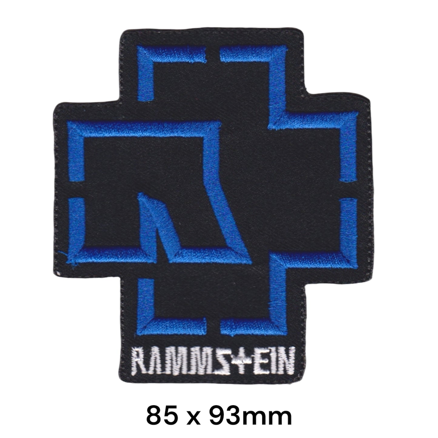 Rammstein Patch Blue | Embroidered Rock Band Iron-On Patch