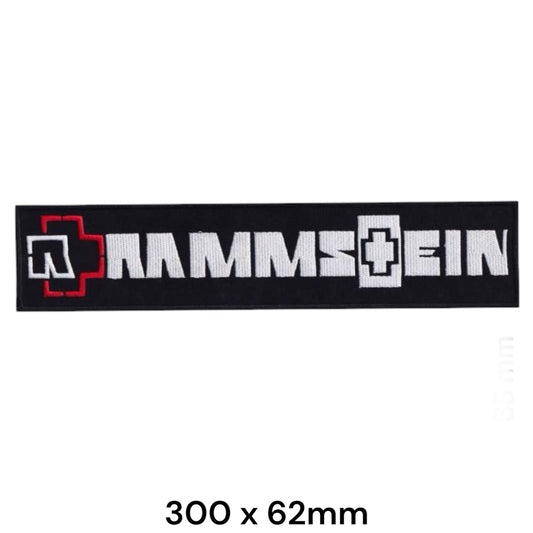 Rammstein Patch Big | 30cm | Embroidered Rock Band Iron-On Patch