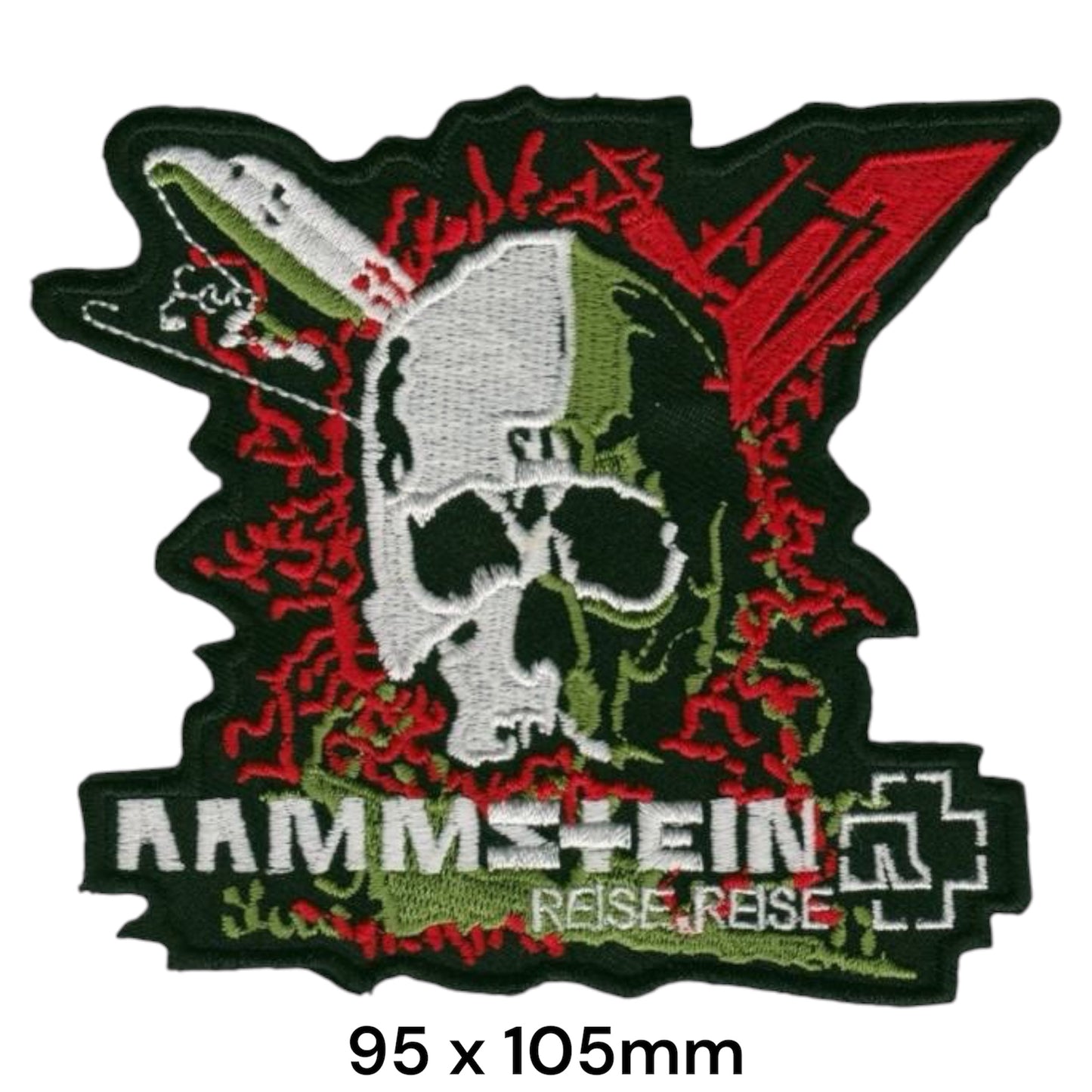 Rammstein Reise Reise Patch HQ | Embroidered Rock Band Iron-On Patch