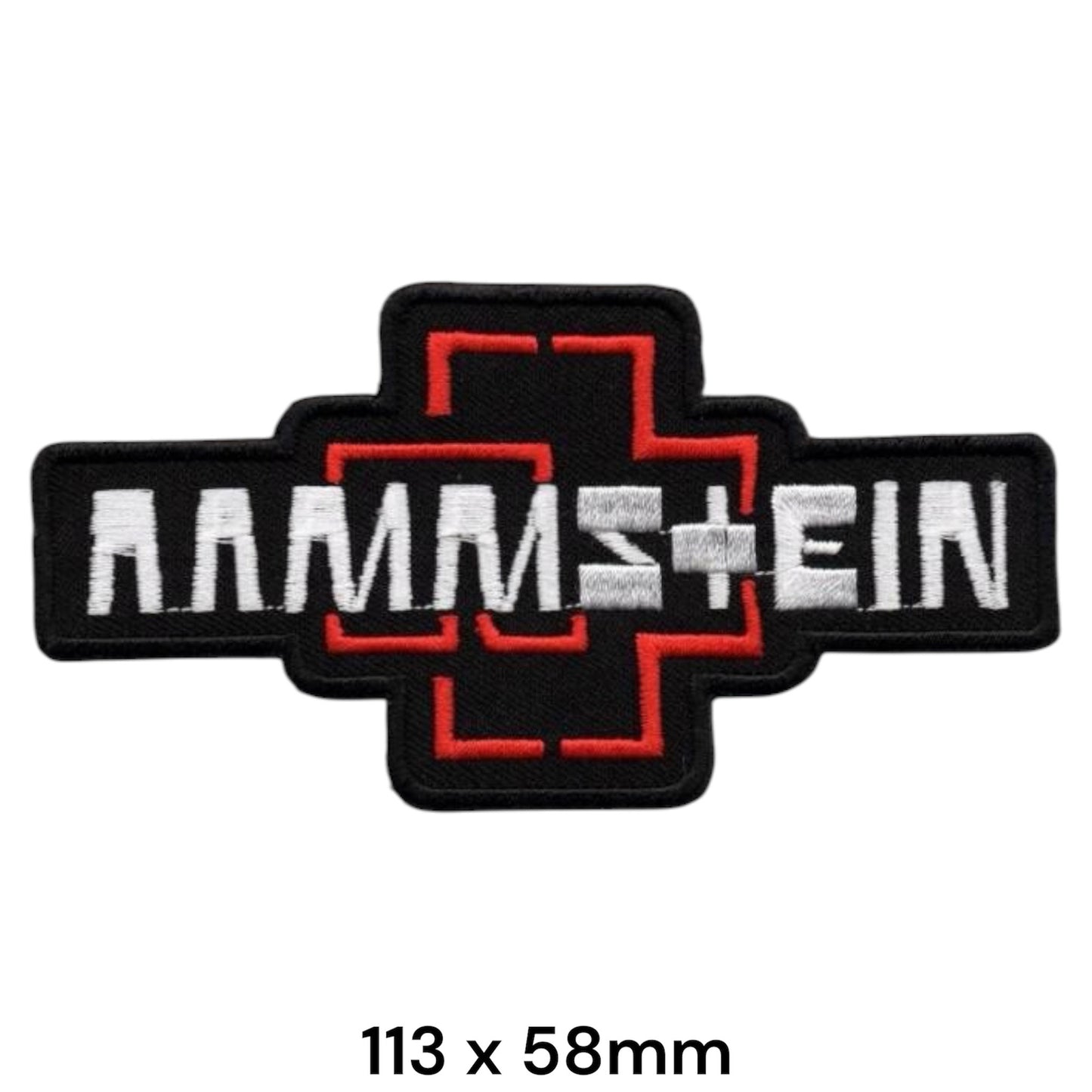 Rammstein German Rock Patch | Embroidered Iron-On Patch