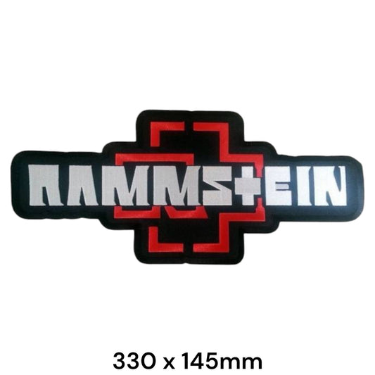 Rammstein Patch Big 33cm | Embroidered Rock Band Iron-On Patch